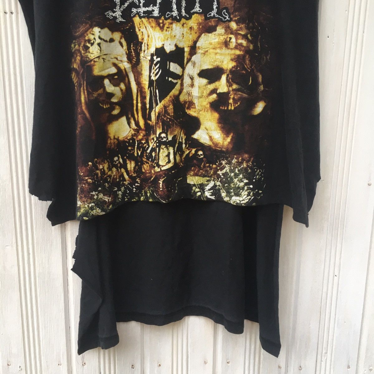 Band Tees × Vintage Vintage Napalm Death Order Of The Leech Distressed Shirt Size US L / EU 52-54 / 3 - 3 Thumbnail