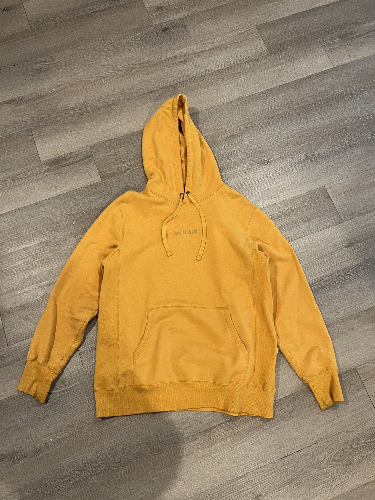 Aime Leon Dore Aime Leon Dore Yellow Uniform Hoodie | Grailed