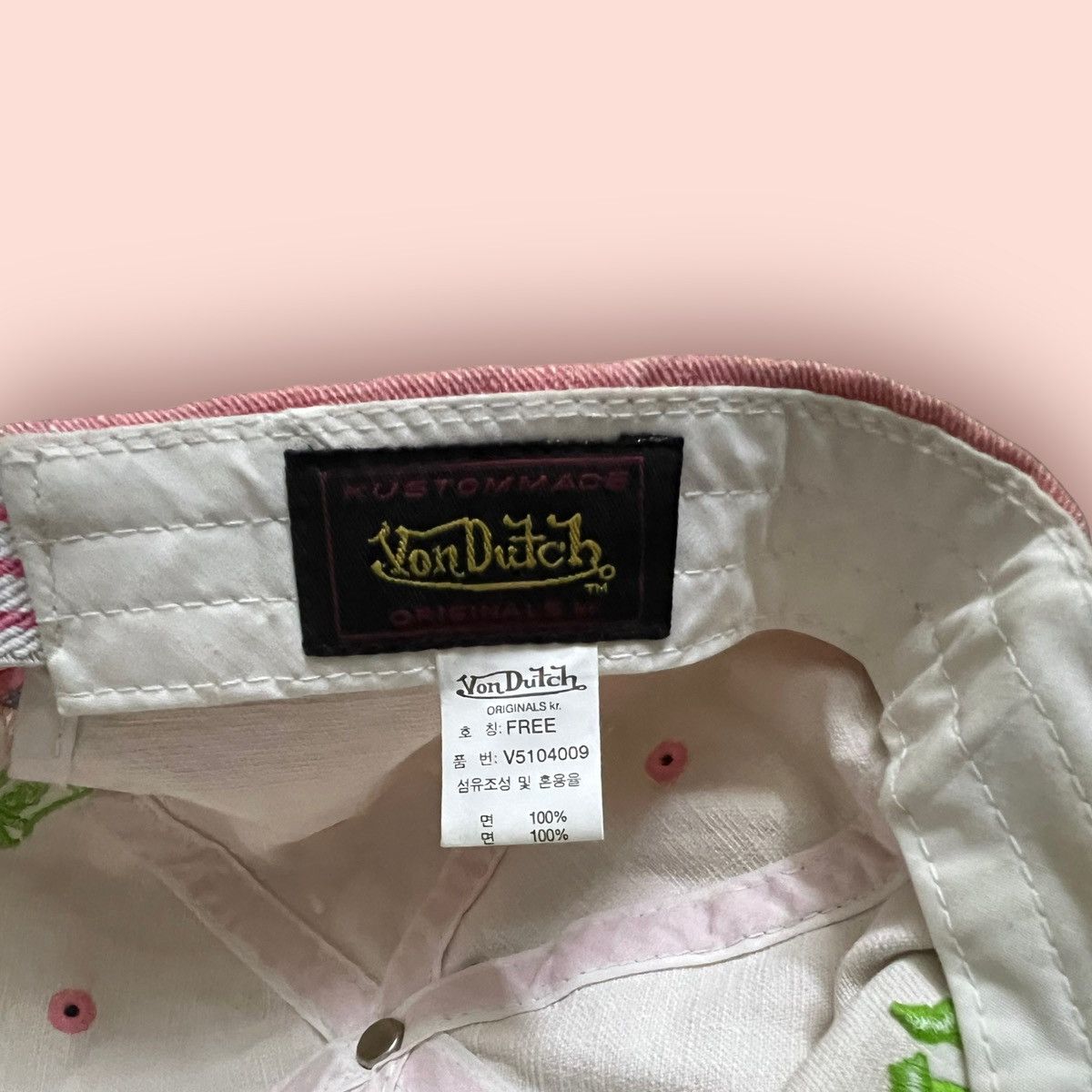 Vintage × Von Dutch VINTAGE VON DUTCH 23 STRAPBACK Size ONE SIZE - 19 Thumbnail