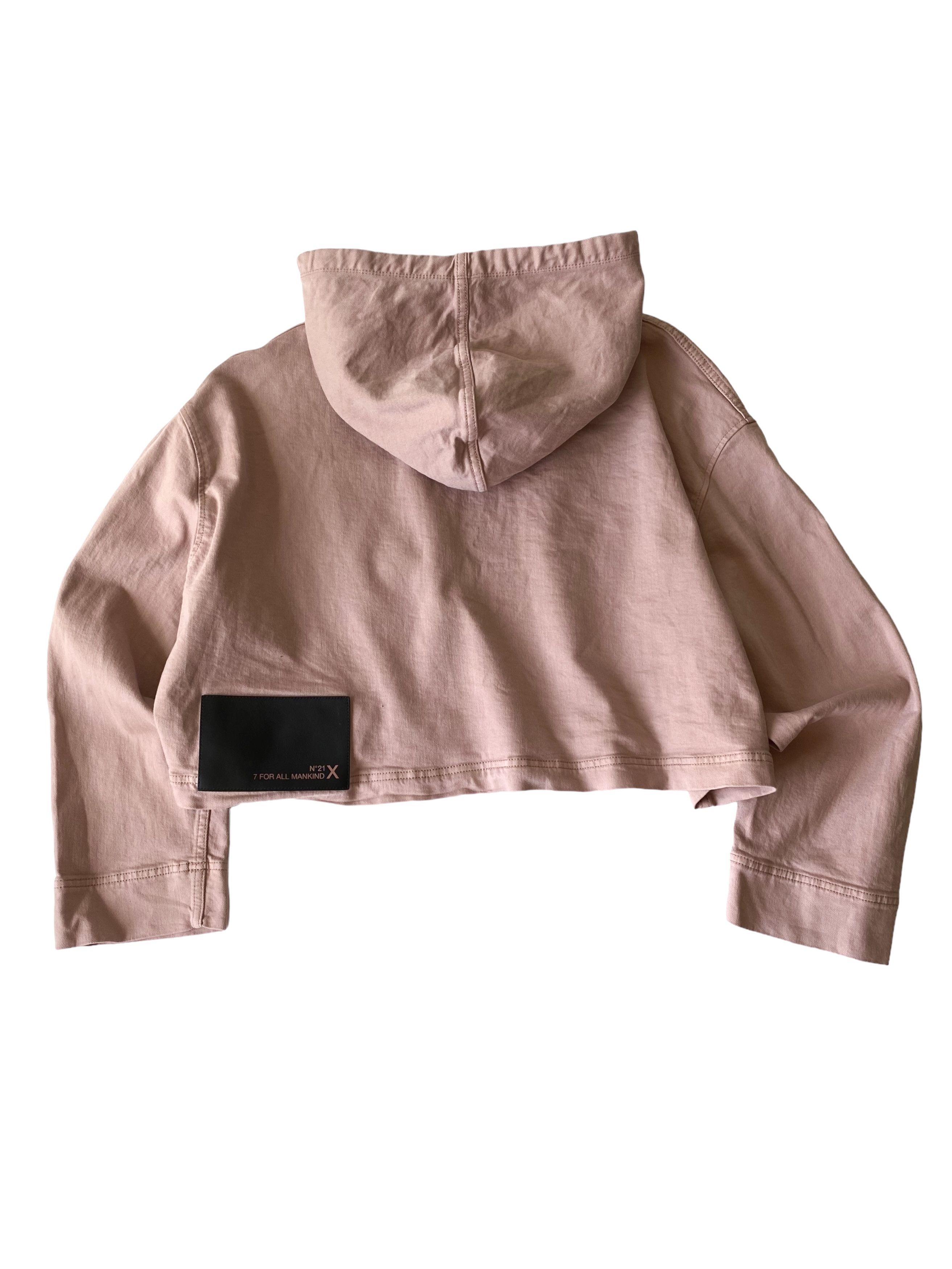 N21 N21 Cropped Hooded Sweatshirt (OS) Size ONE SIZE - 3 Thumbnail