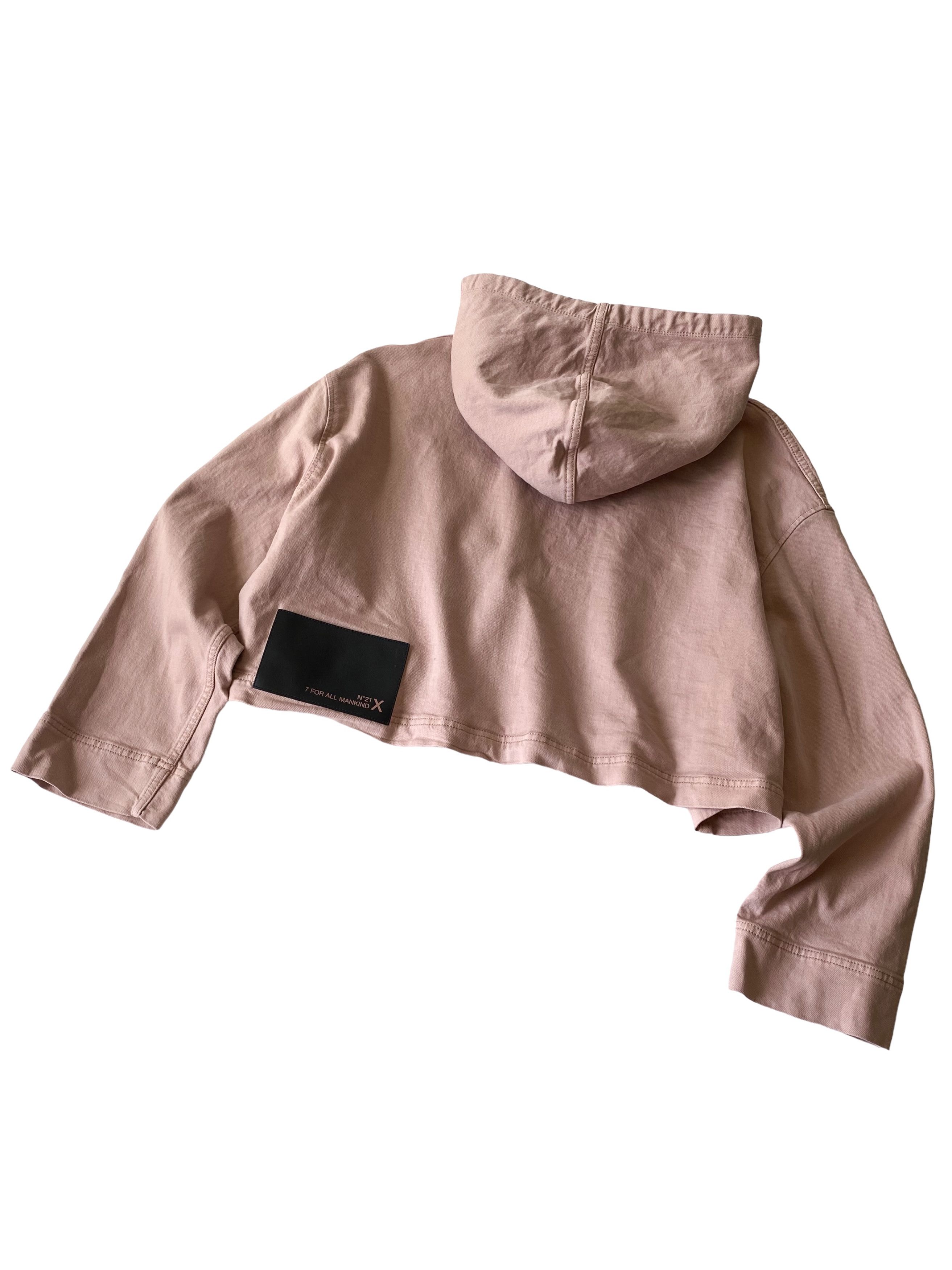 N21 N21 Cropped Hooded Sweatshirt (OS) Size ONE SIZE - 4 Thumbnail