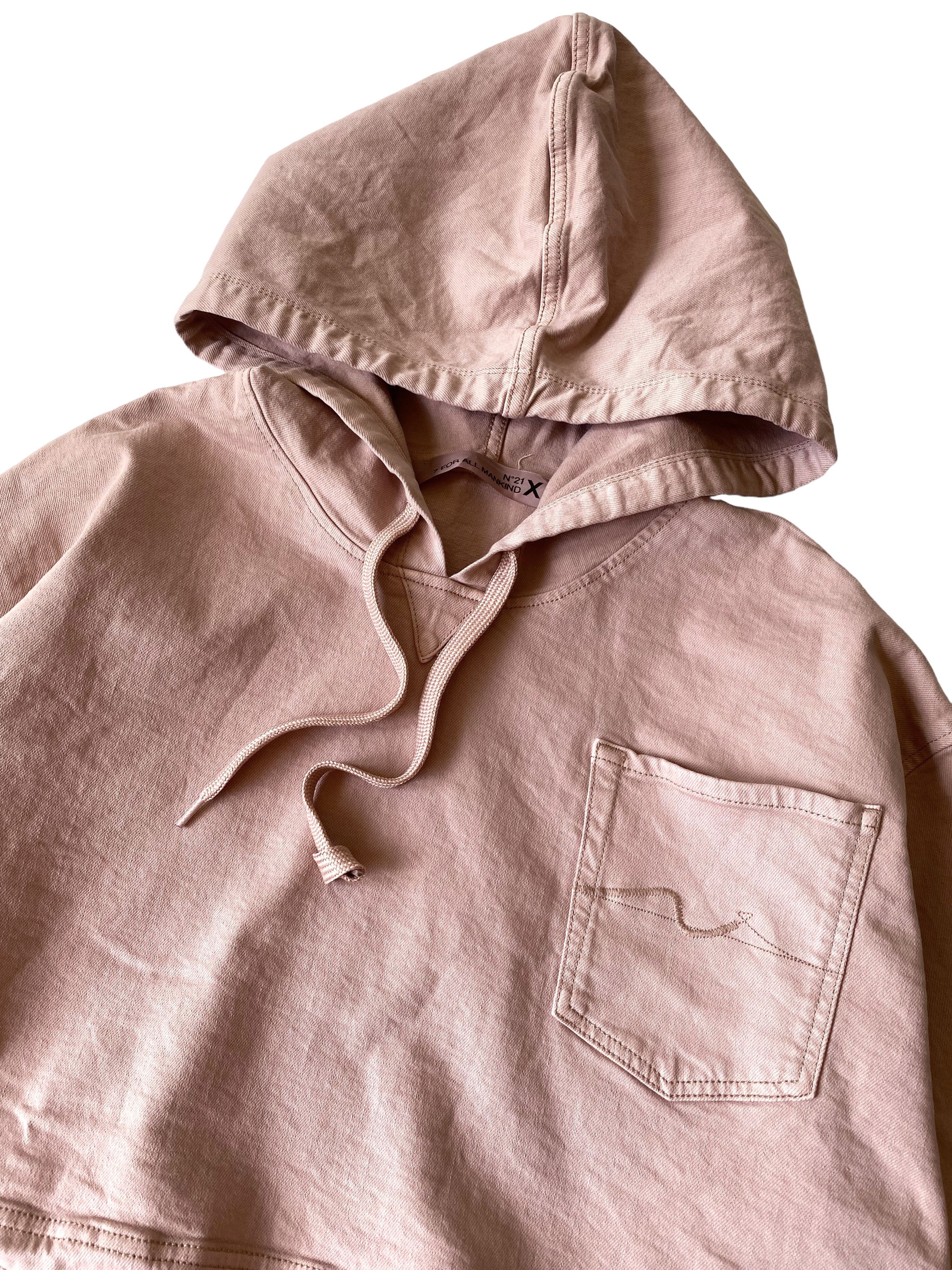 N21 N21 Cropped Hooded Sweatshirt (OS) Size ONE SIZE - 10 Thumbnail
