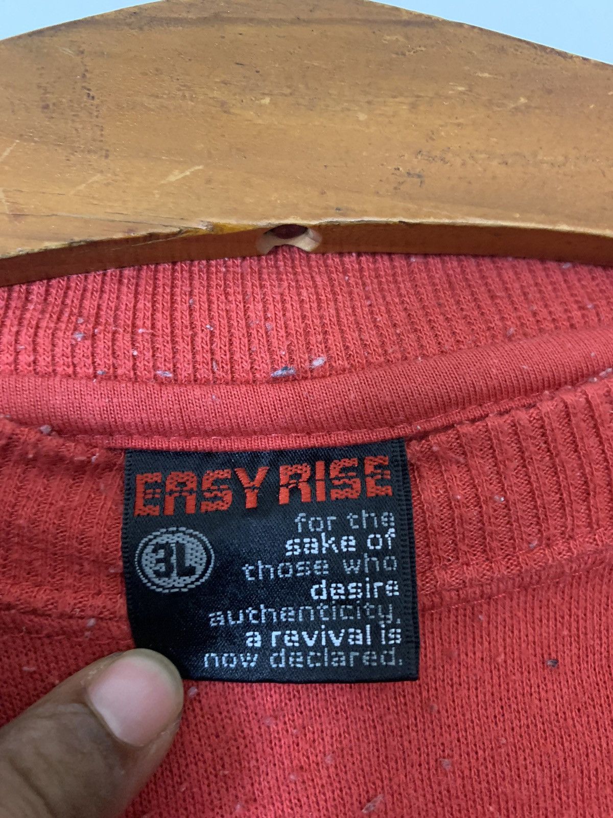Japanese Brand Easy Rise Spellout Big Logo Sweatshirt Size US XXL / EU 58 / 5 - 5 Thumbnail