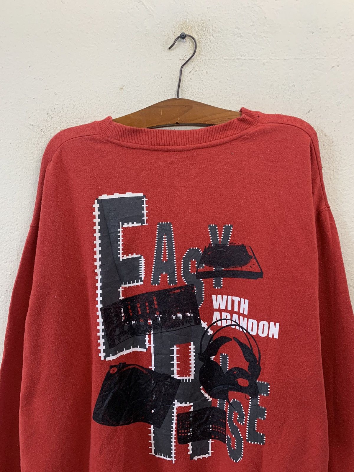 Japanese Brand Easy Rise Spellout Big Logo Sweatshirt Size US XXL / EU 58 / 5 - 11 Thumbnail