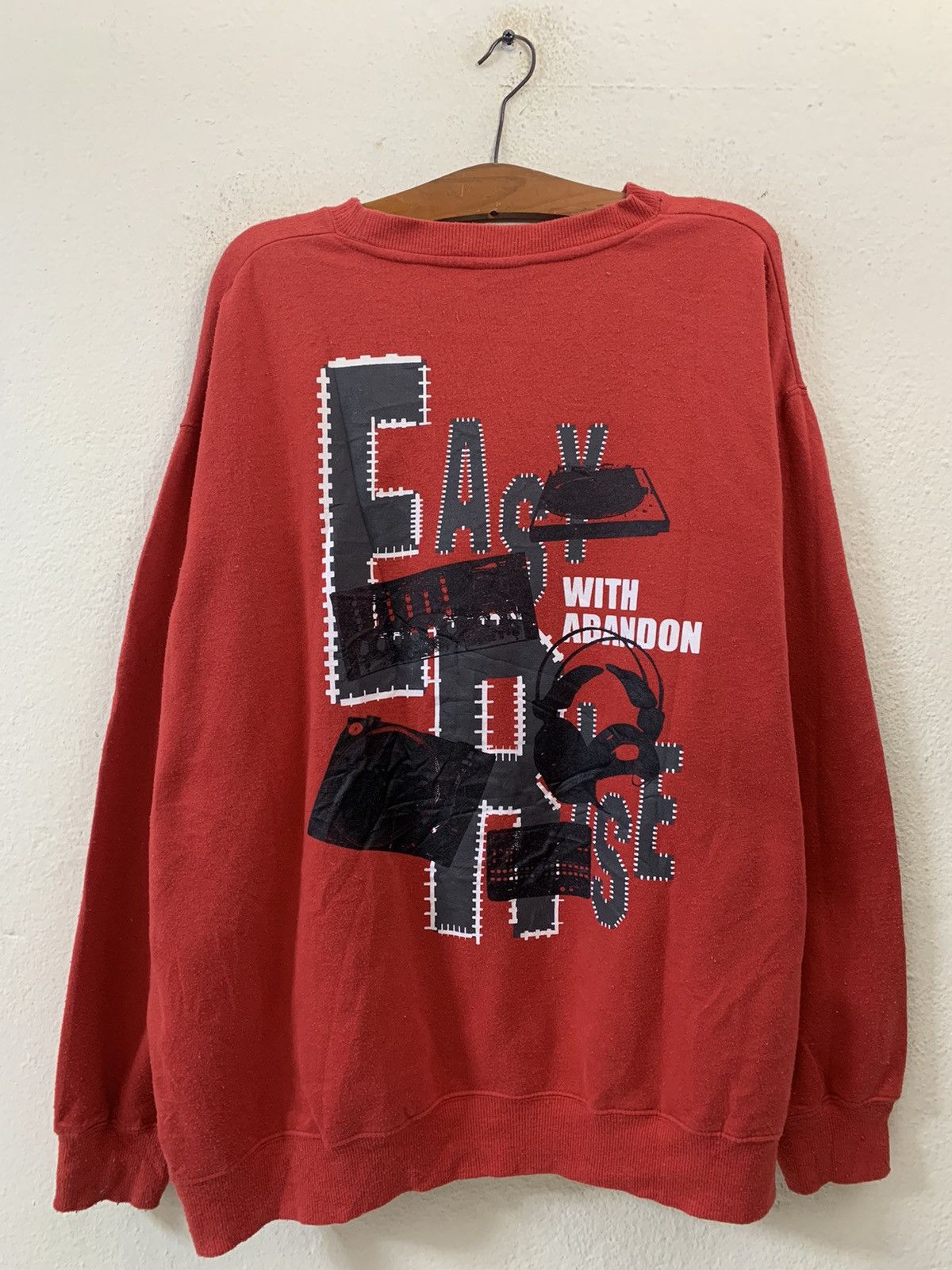 Japanese Brand Easy Rise Spellout Big Logo Sweatshirt Size US XXL / EU 58 / 5 - 8 Thumbnail