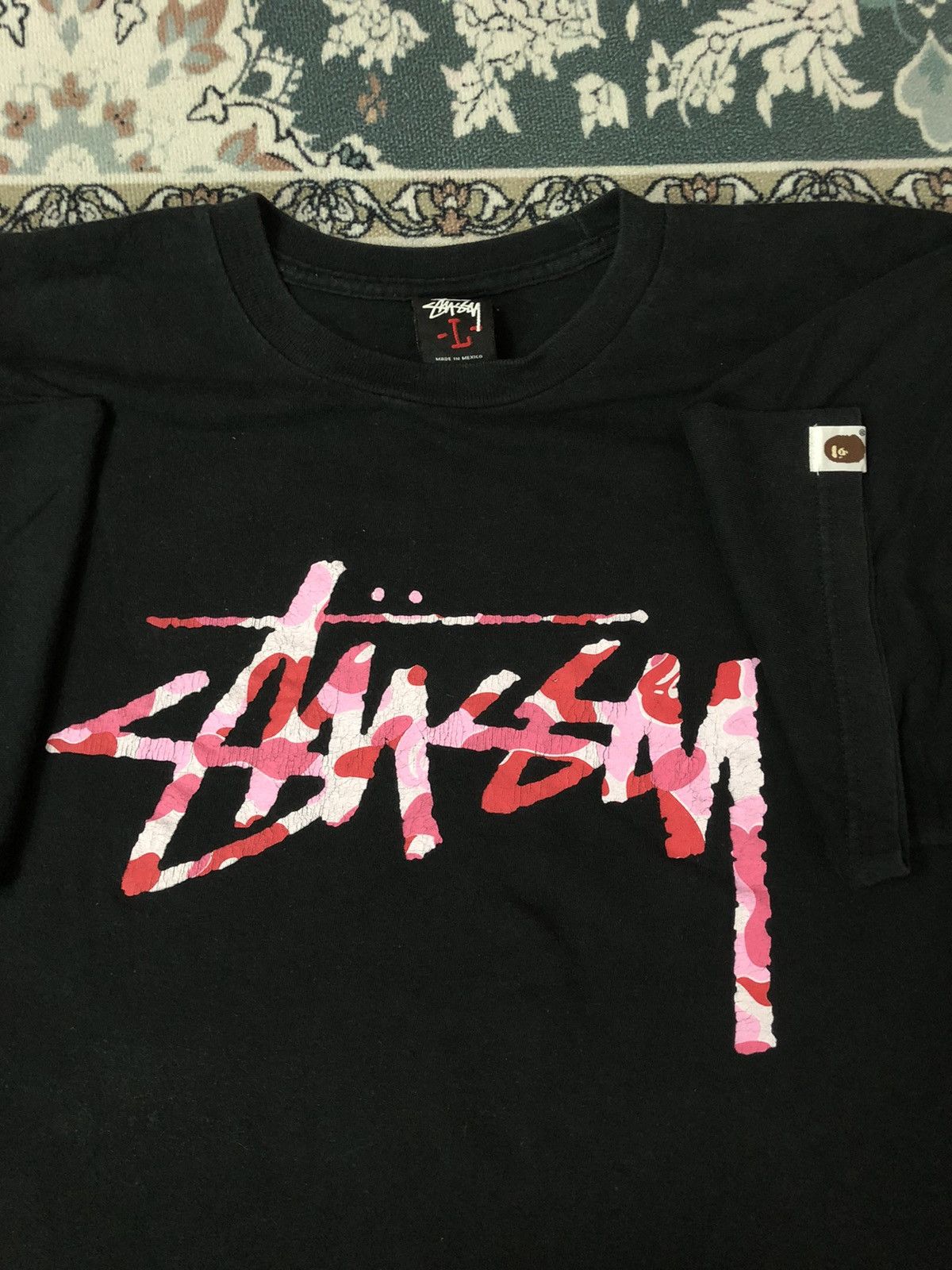Bape Stussy 30th Anniversary Tee | Grailed