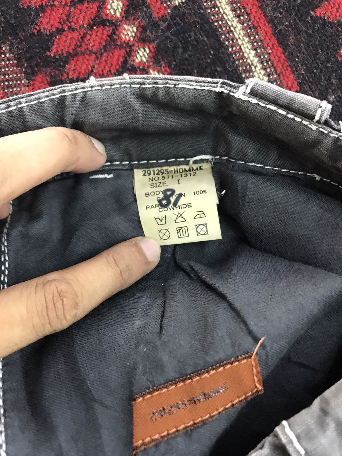 Japanese Brand 291295 Homme Cargo Pant Faded Regular 3🟦 Size US 31 - 10 Thumbnail