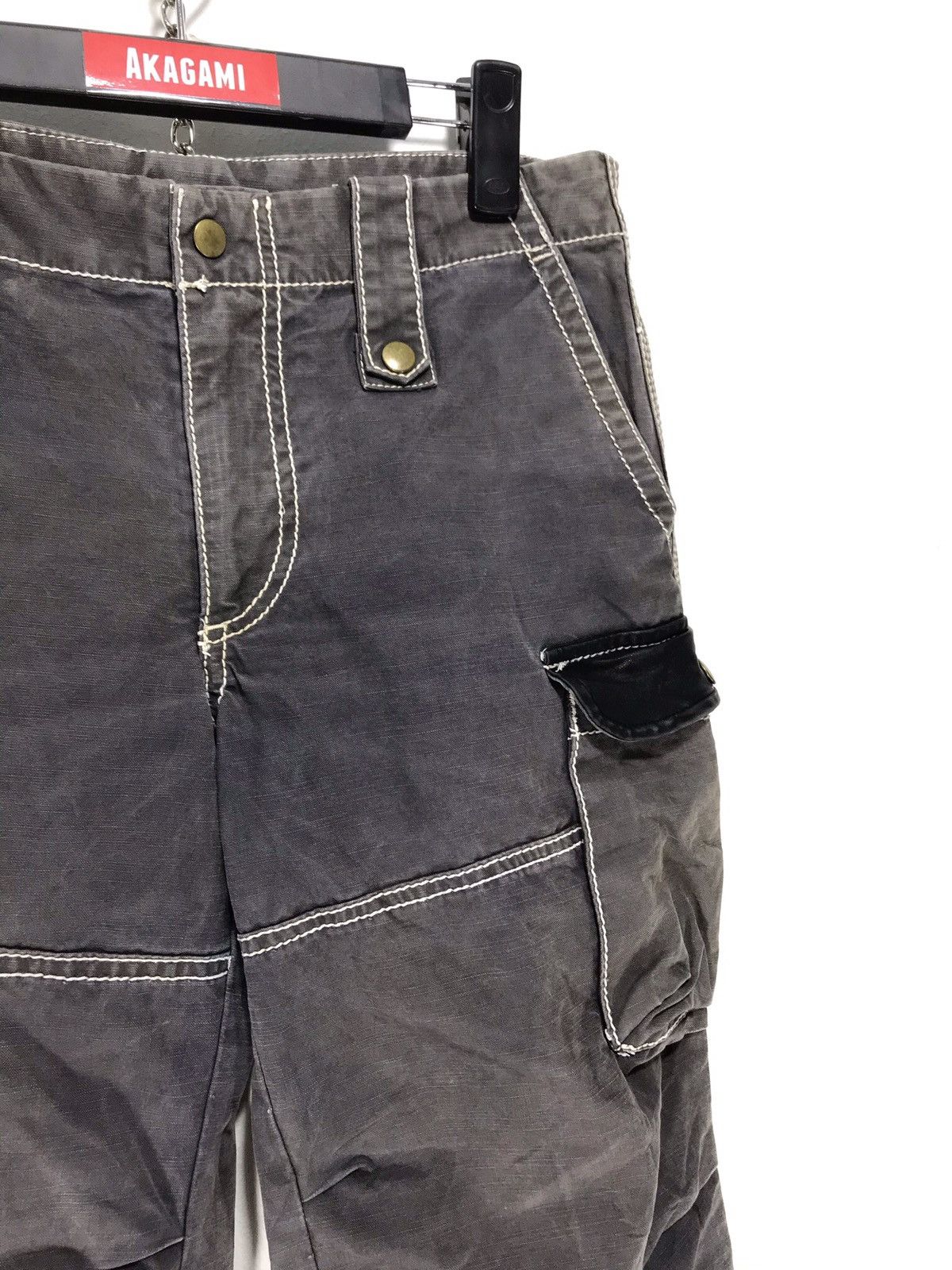 Japanese Brand 291295 Homme Cargo Pant Faded Regular 3🟦 Size US 31 - 8 Thumbnail