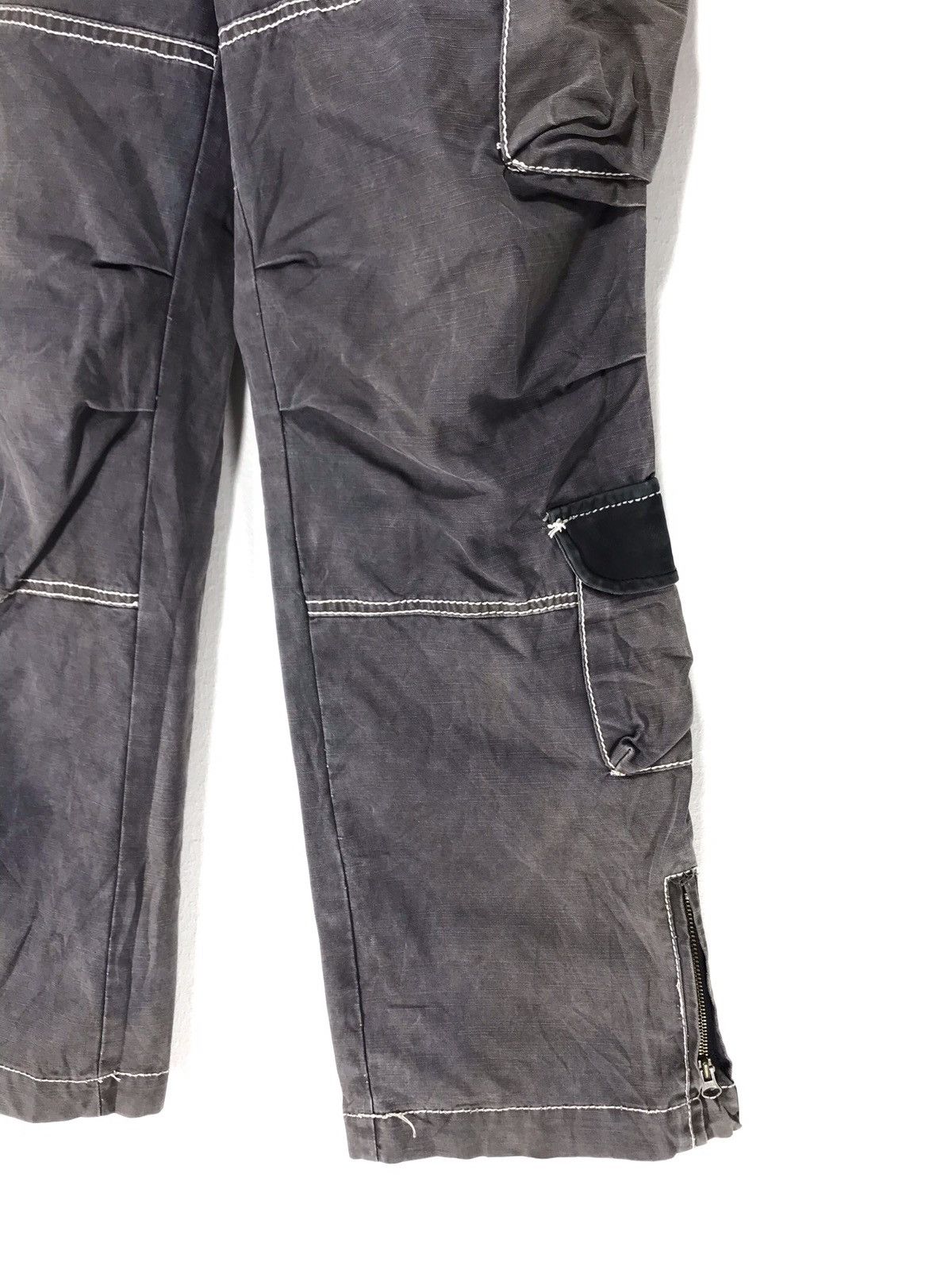 Japanese Brand 291295 Homme Cargo Pant Faded Regular 3🟦 Size US 31 - 6 Thumbnail