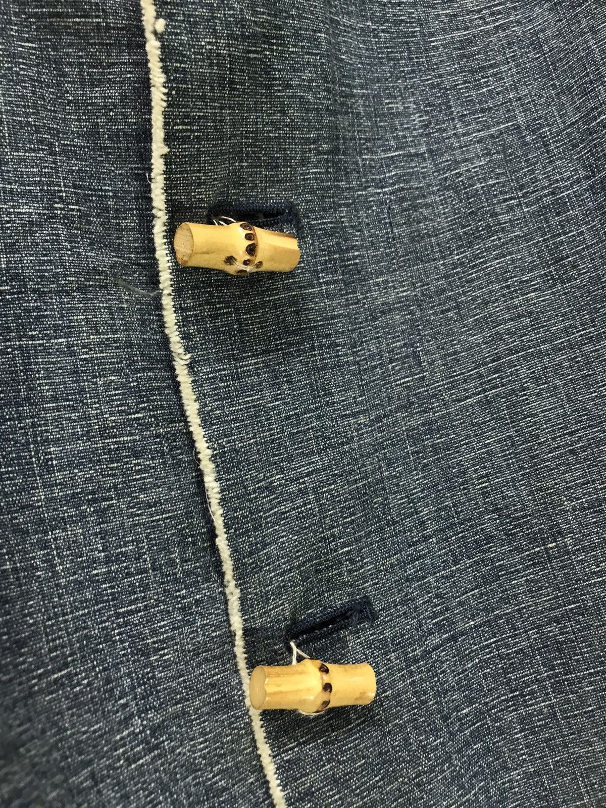 Japanese Brand Made in Japan Pallas Palace Denim Jacket Bamboo Button 17🟩 Size US S / EU 44-46 / 1 - 5 Thumbnail