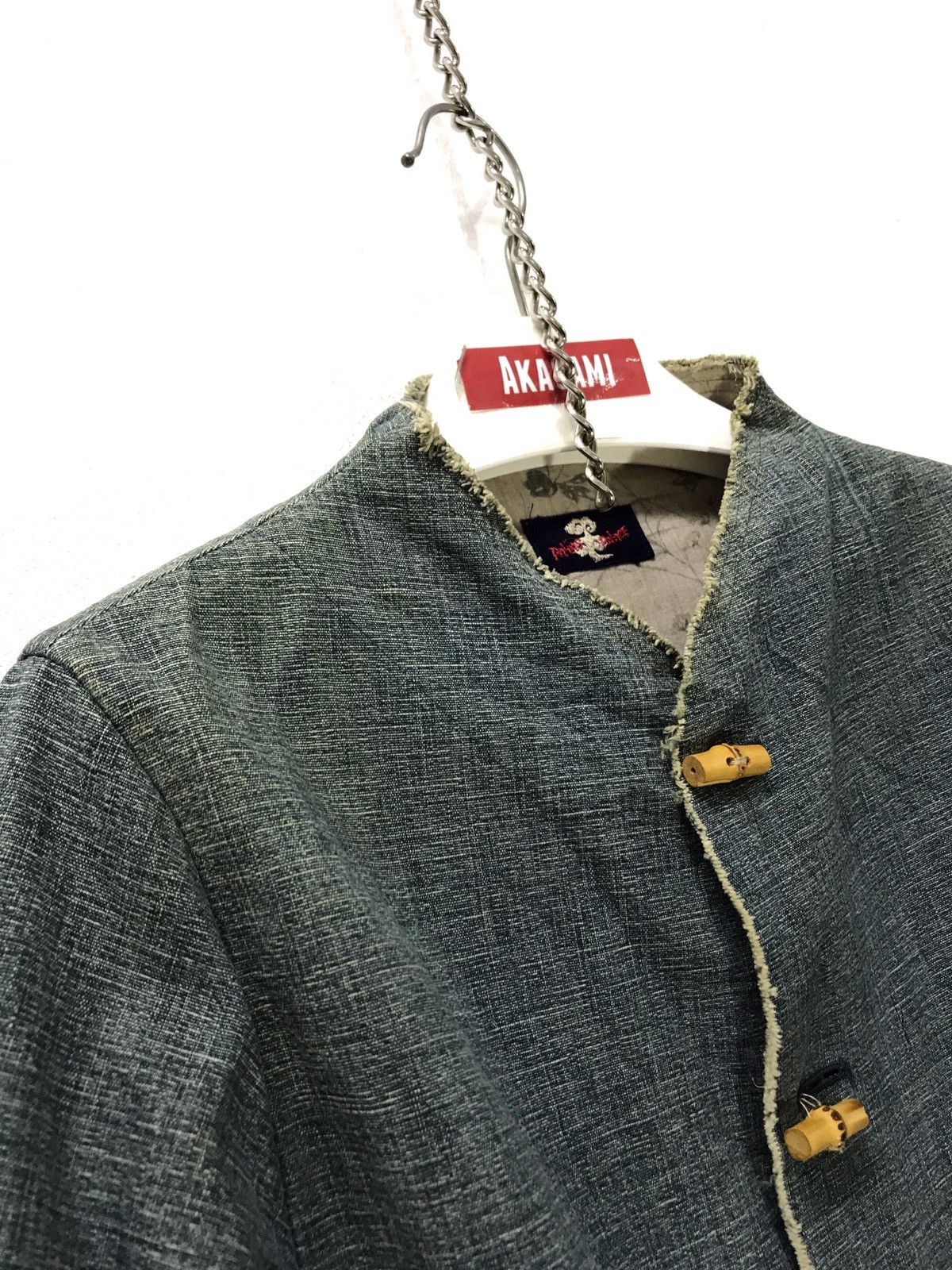Japanese Brand Made in Japan Pallas Palace Denim Jacket Bamboo Button 17🟩 Size US S / EU 44-46 / 1 - 4 Thumbnail