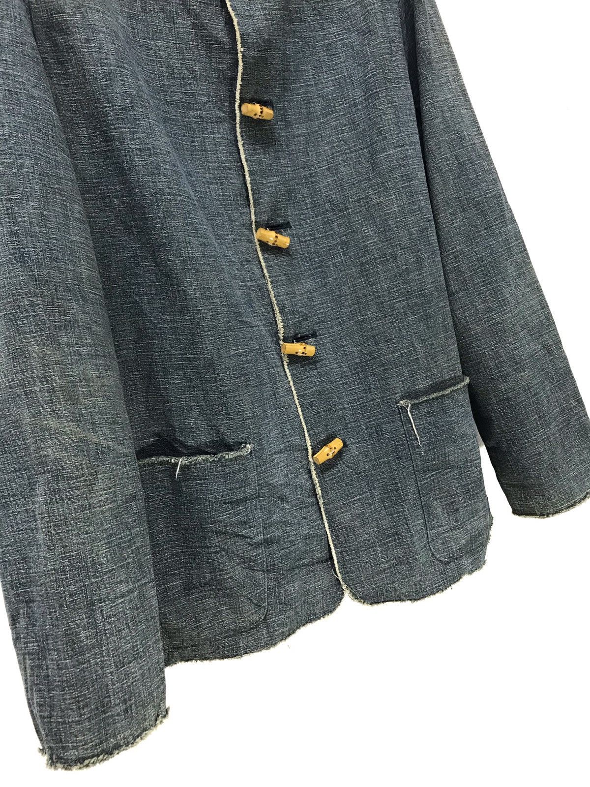 Japanese Brand Made in Japan Pallas Palace Denim Jacket Bamboo Button 17🟩 Size US S / EU 44-46 / 1 - 2 Thumbnail