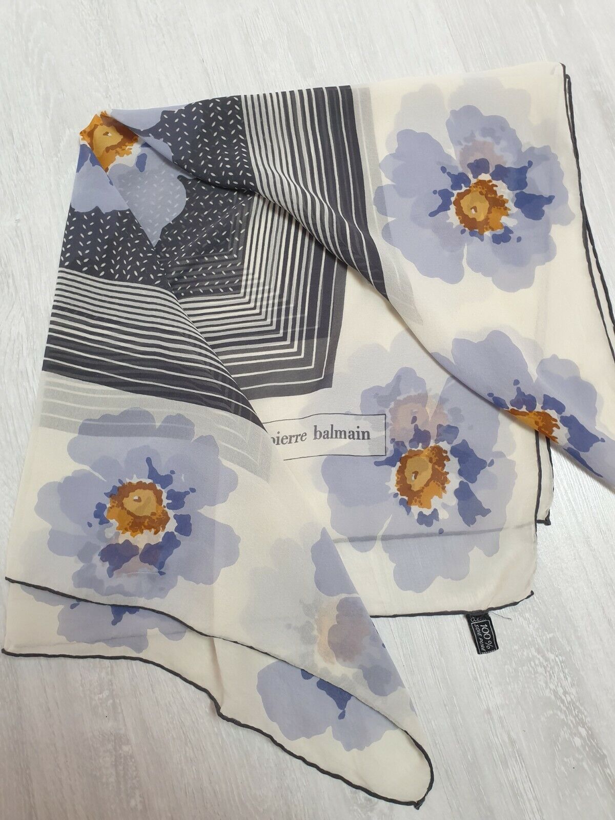 Pierre Balmain Pierre Balmain Vintage Silk Scarf Size ONE SIZE - 1 Thumbnail