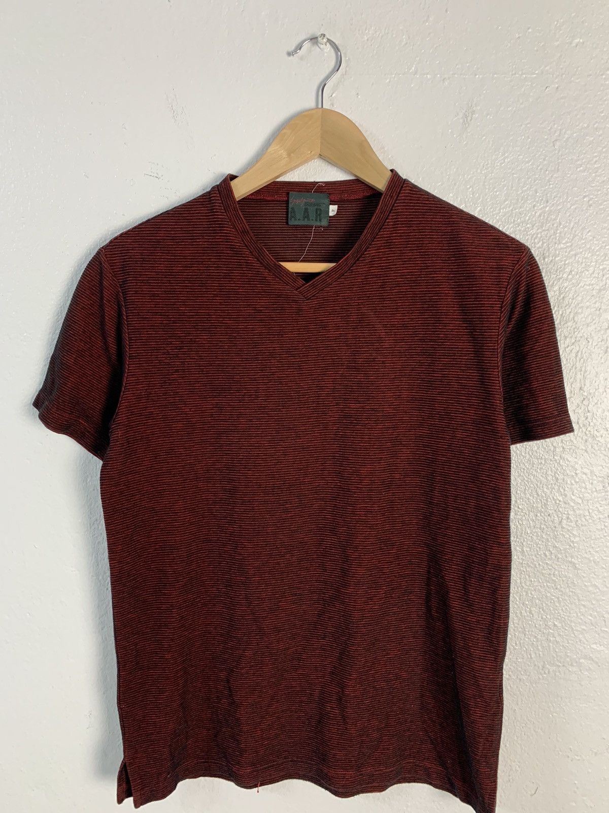 Yohji Yamamoto Yohji Yamamoto AAR Durban Stripe Tee Size US S / EU 44-46 / 1 - 1 Thumbnail