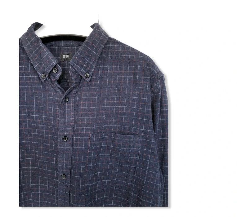 Japanese Brand Japanese Brand Uniqlo Plaid Tartan Flannel Shirt 👕 Size US M / EU 48-50 / 2 - 2 Thumbnail