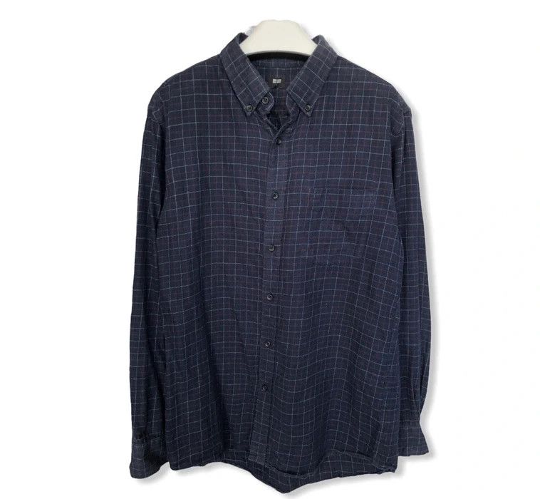 Japanese Brand Japanese Brand Uniqlo Plaid Tartan Flannel Shirt 👕 Size US M / EU 48-50 / 2 - 1 Thumbnail