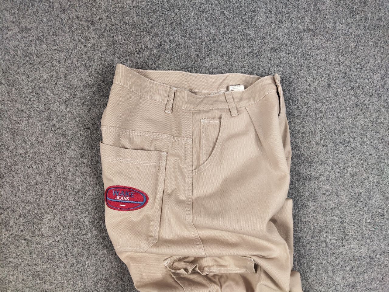 Japanese Brand Vintage Japan Wake Baggy Hiphop Denim Pocket Jeans Style Size US 32 / EU 48 - 18 Thumbnail