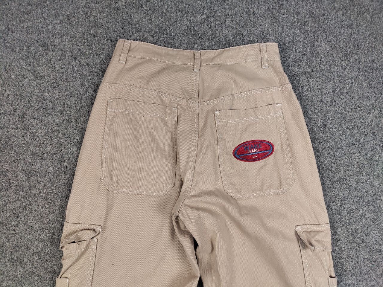 Japanese Brand Vintage Japan Wake Baggy Hiphop Denim Pocket Jeans Style Size US 32 / EU 48 - 16 Thumbnail