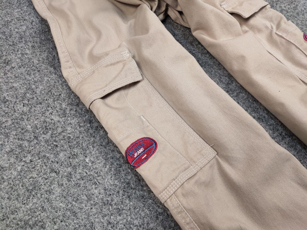 Japanese Brand Vintage Japan Wake Baggy Hiphop Denim Pocket Jeans Style Size US 32 / EU 48 - 11 Thumbnail
