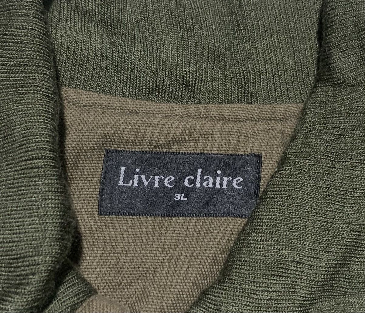 Japanese Brand Vintage Livre Claire Jacket Army Green Size US M / EU 48-50 / 2 - 4 Thumbnail