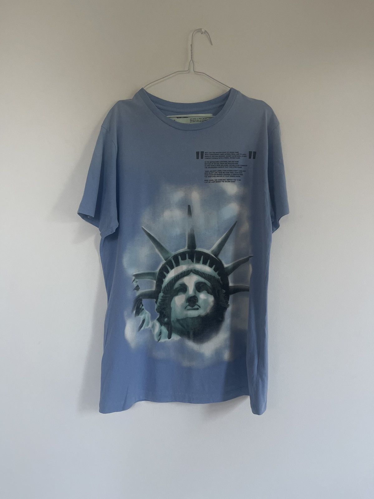 Off white Statue of Liberty LS TEE