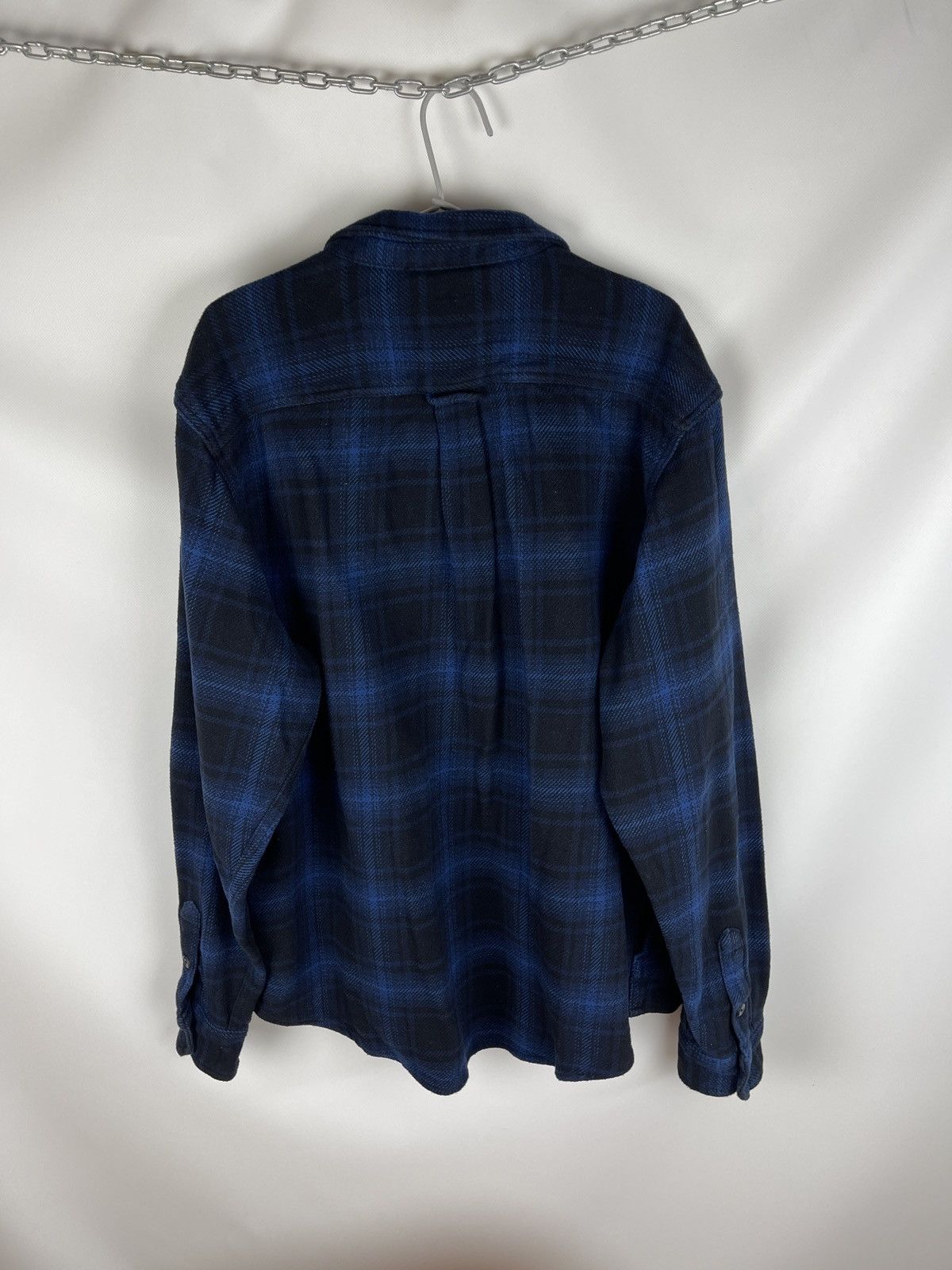 Orvis Orvis flannel checkered blue plaid long sleeve shirt Size US XL / EU 56 / 4 - 12 Thumbnail