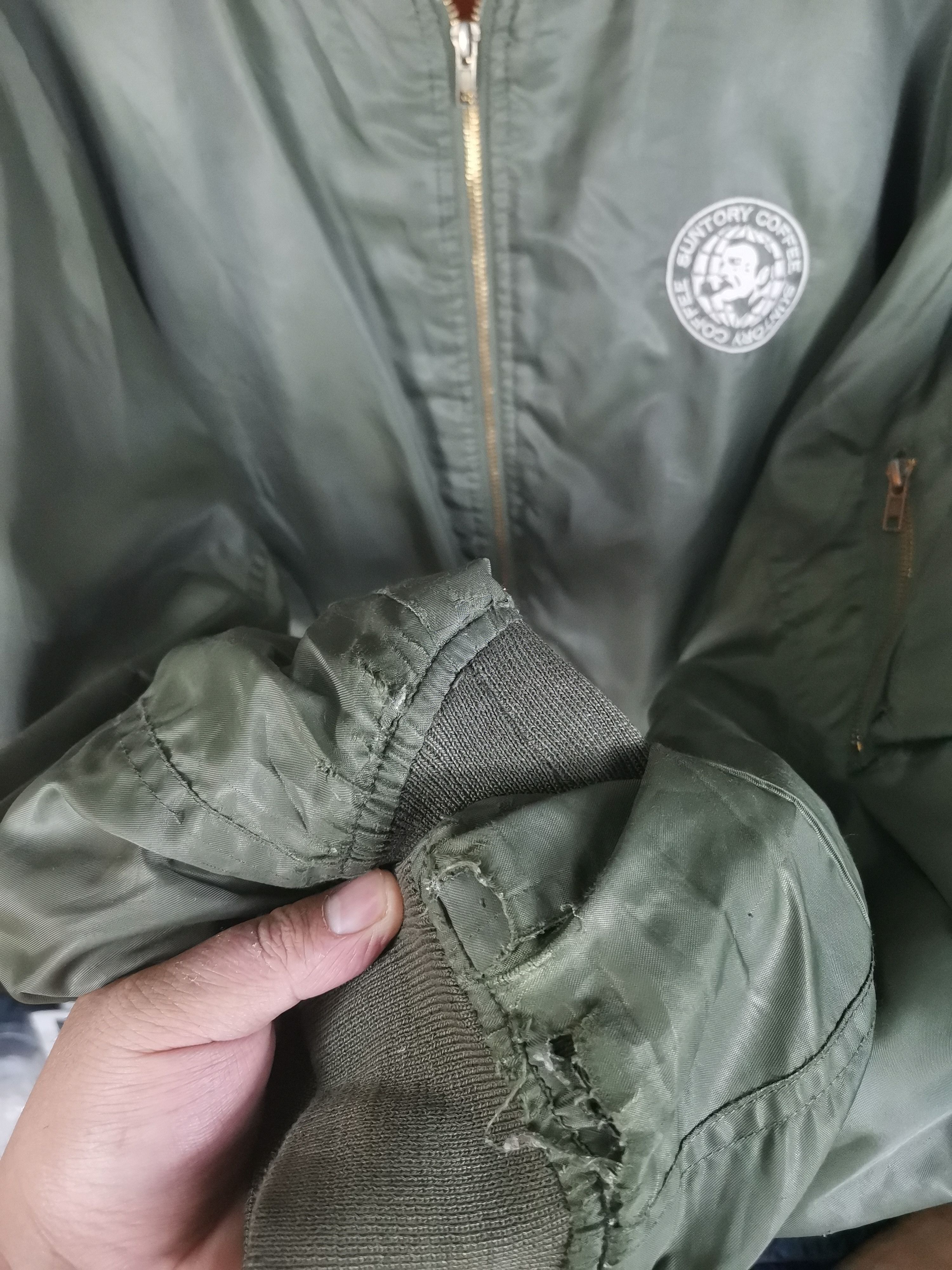 Japanese Brand Vintage Bomber Jacket Suntory Coffee Boss Size US XL / EU 56 / 4 - 7 Thumbnail