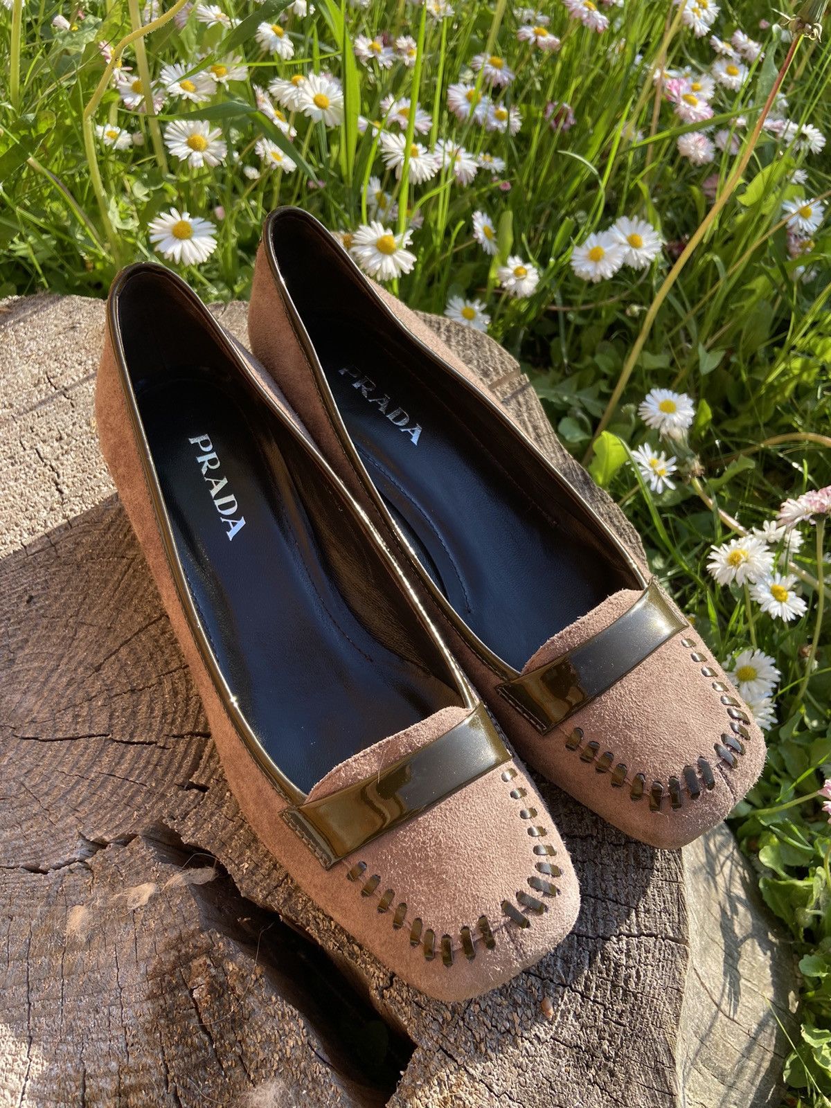 Prada Prada suede heels Size US 8 / IT 38 - 4 Thumbnail