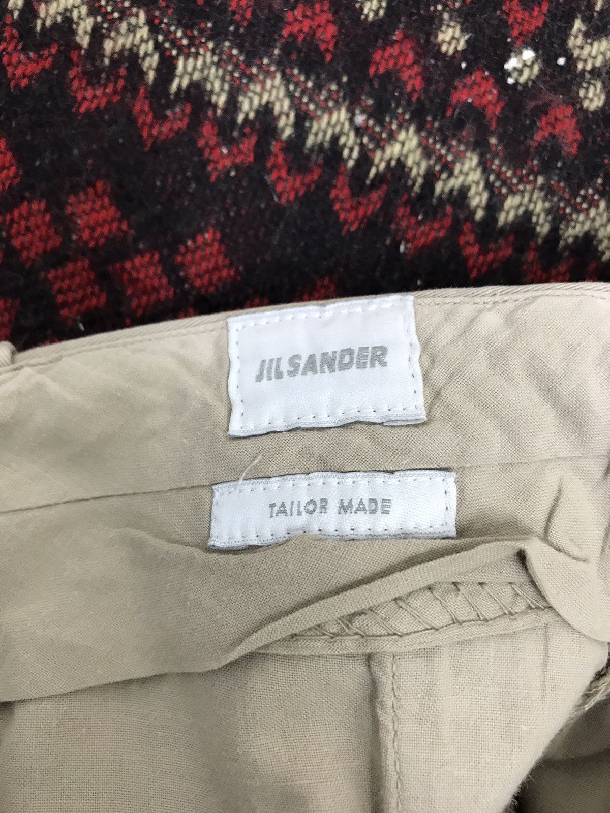 Jil Sander Made in Italy Jil Sander Khaki Stretch Regular Pant 3🟦 Size US 30 / EU 46 - 6 Thumbnail