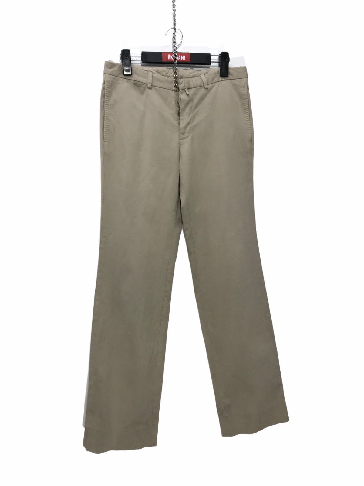 Jil Sander Made in Italy Jil Sander Khaki Stretch Regular Pant 3🟦 Size US 30 / EU 46 - 1 Thumbnail