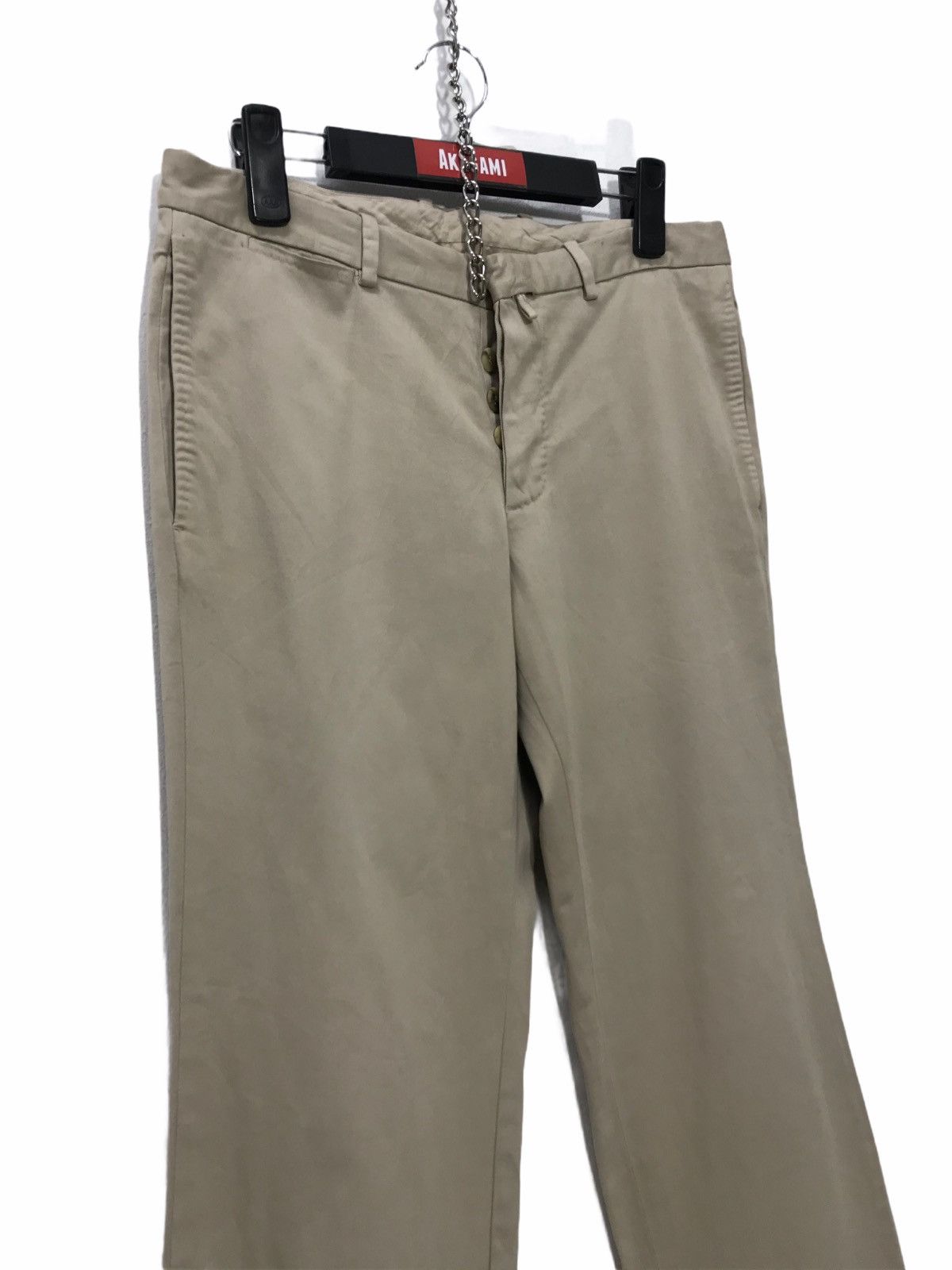 Jil Sander Made in Italy Jil Sander Khaki Stretch Regular Pant 3🟦 Size US 30 / EU 46 - 2 Thumbnail