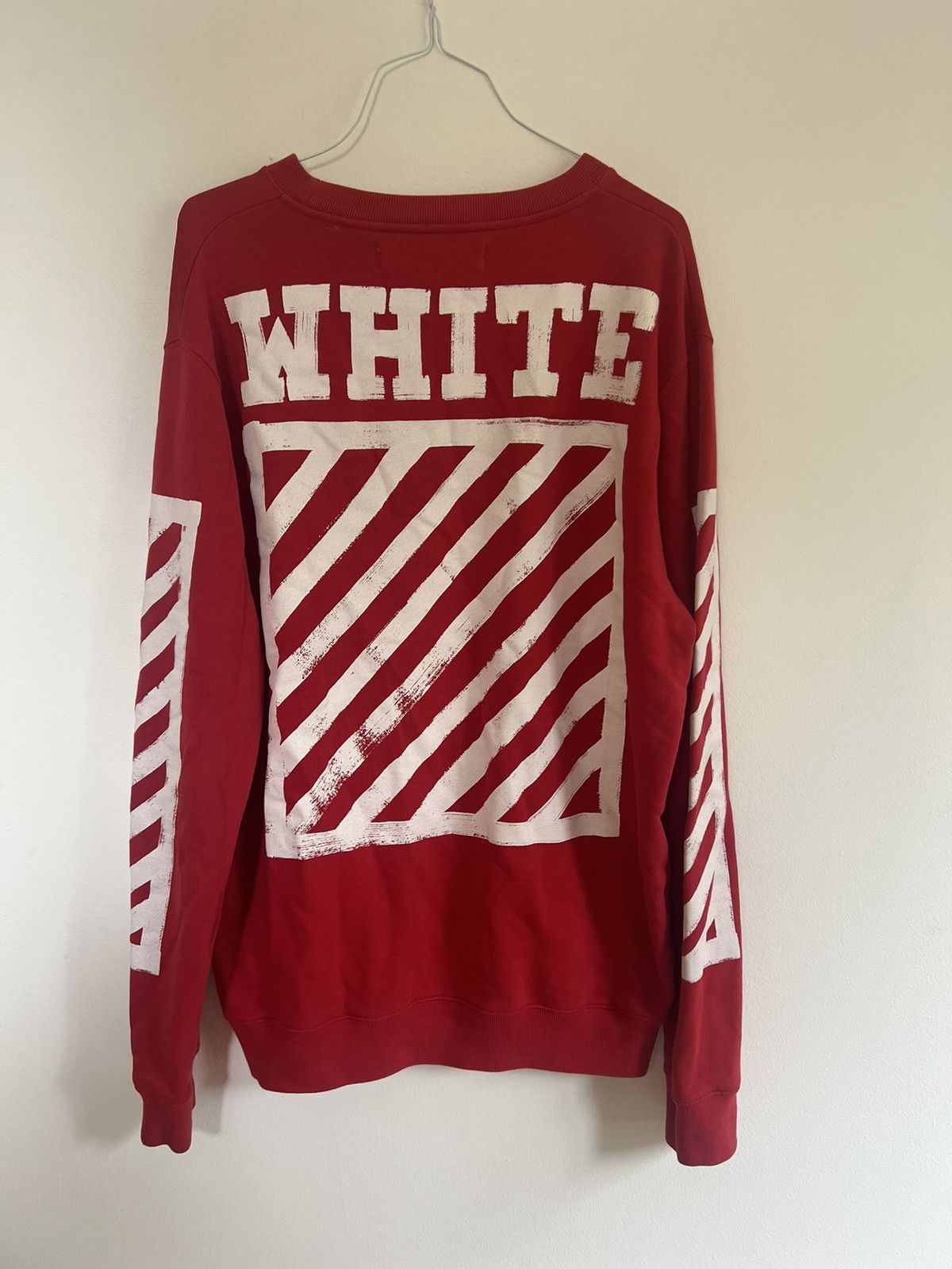 Off-White Off white brushed Logo sweatshirt Size US L / EU 52-54 / 3 - 5 Thumbnail