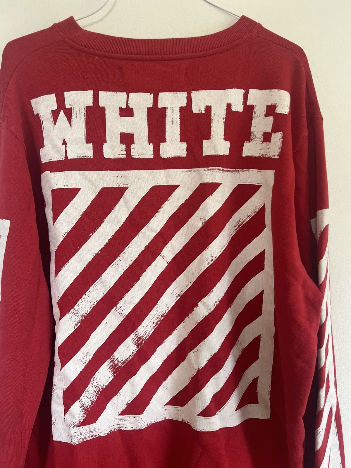 Off-White Off white brushed Logo sweatshirt Size US L / EU 52-54 / 3 - 7 Thumbnail