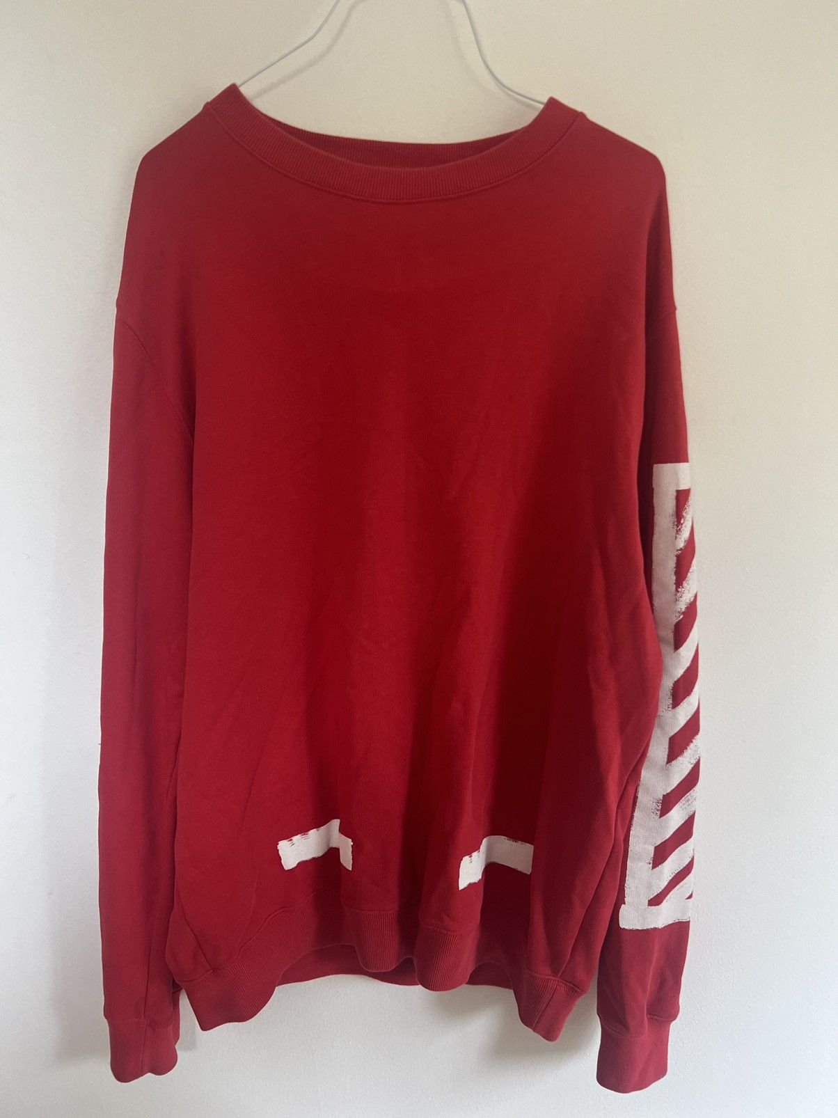 Off-White Off white brushed Logo sweatshirt Size US L / EU 52-54 / 3 - 4 Thumbnail