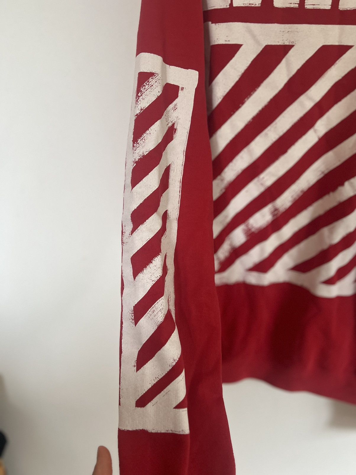 Off-White Off white brushed Logo sweatshirt Size US L / EU 52-54 / 3 - 8 Thumbnail