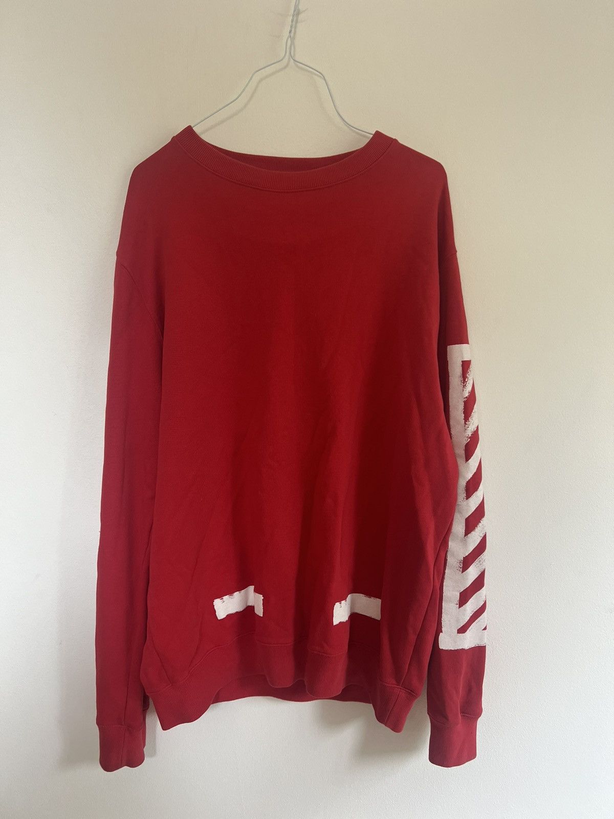 Off-White Off white brushed Logo sweatshirt Size US L / EU 52-54 / 3 - 2 Thumbnail
