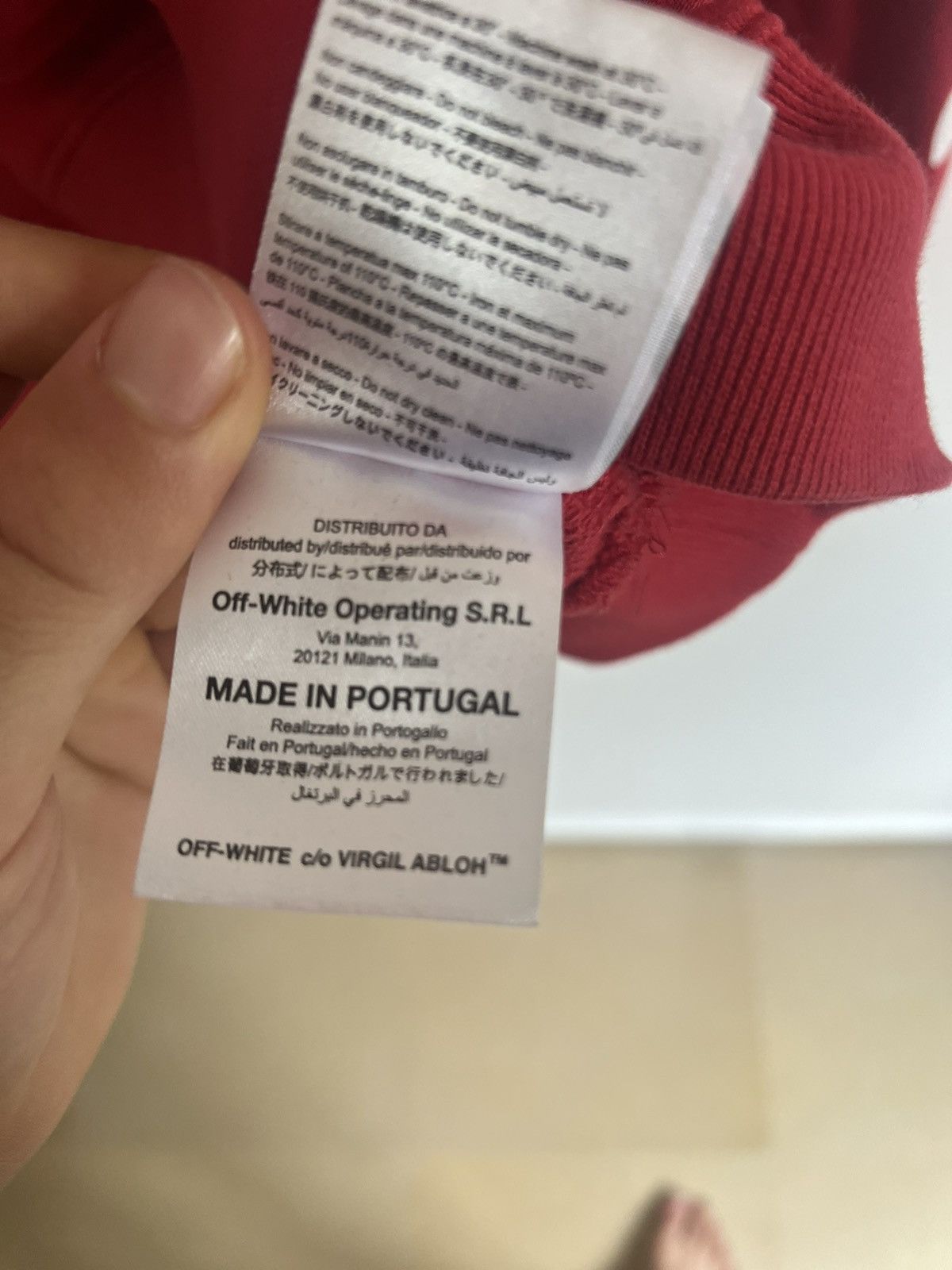 Off-White Off white brushed Logo sweatshirt Size US L / EU 52-54 / 3 - 13 Thumbnail