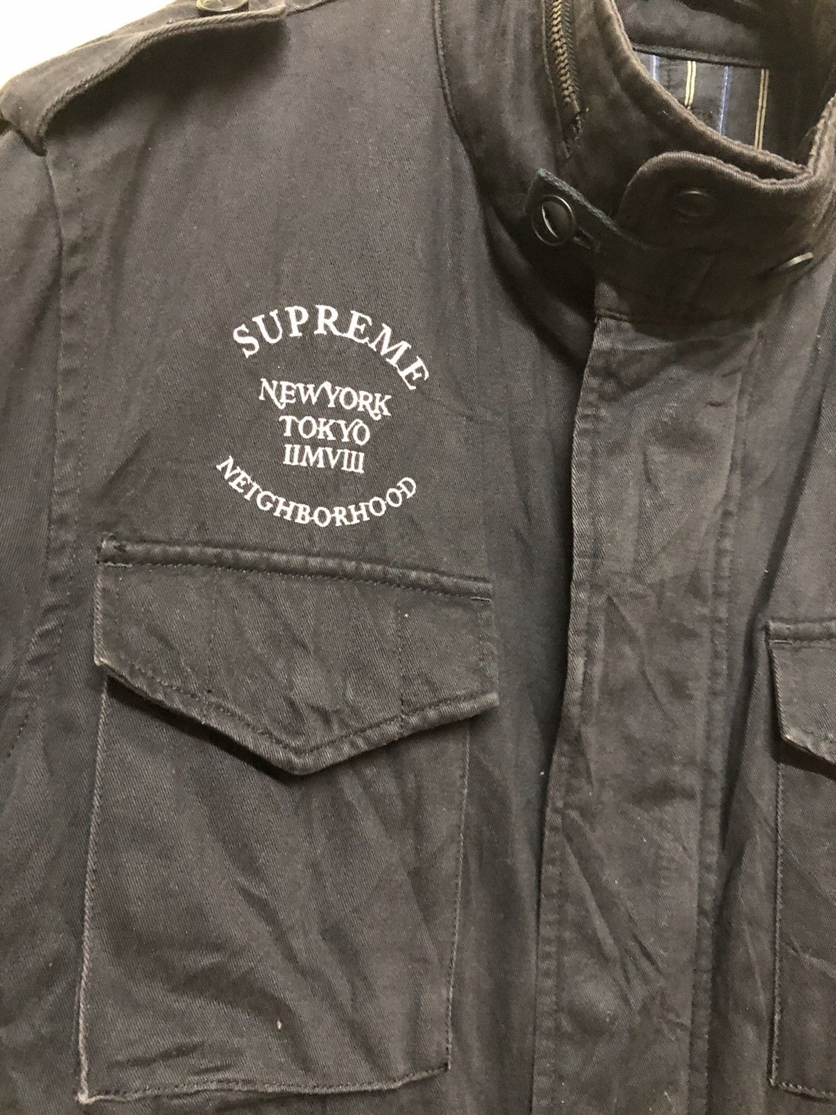 Neighborhood × Supreme Supreme Neighborhood M65 Jacket Rare Size US M / EU 48-50 / 2 - 18 Thumbnail