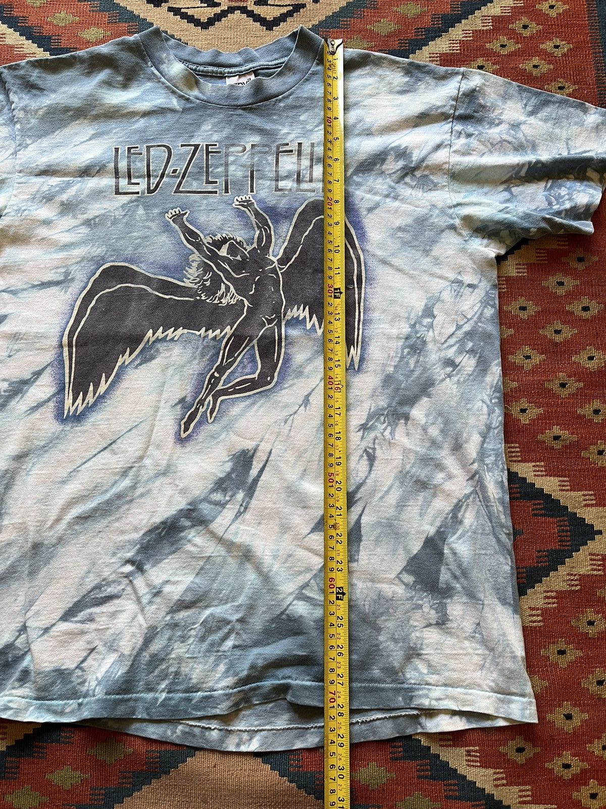 Band Tees Vintage led zeppelin band t shirt tie dye RARE Size US XL / EU 56 / 4 - 11 Thumbnail