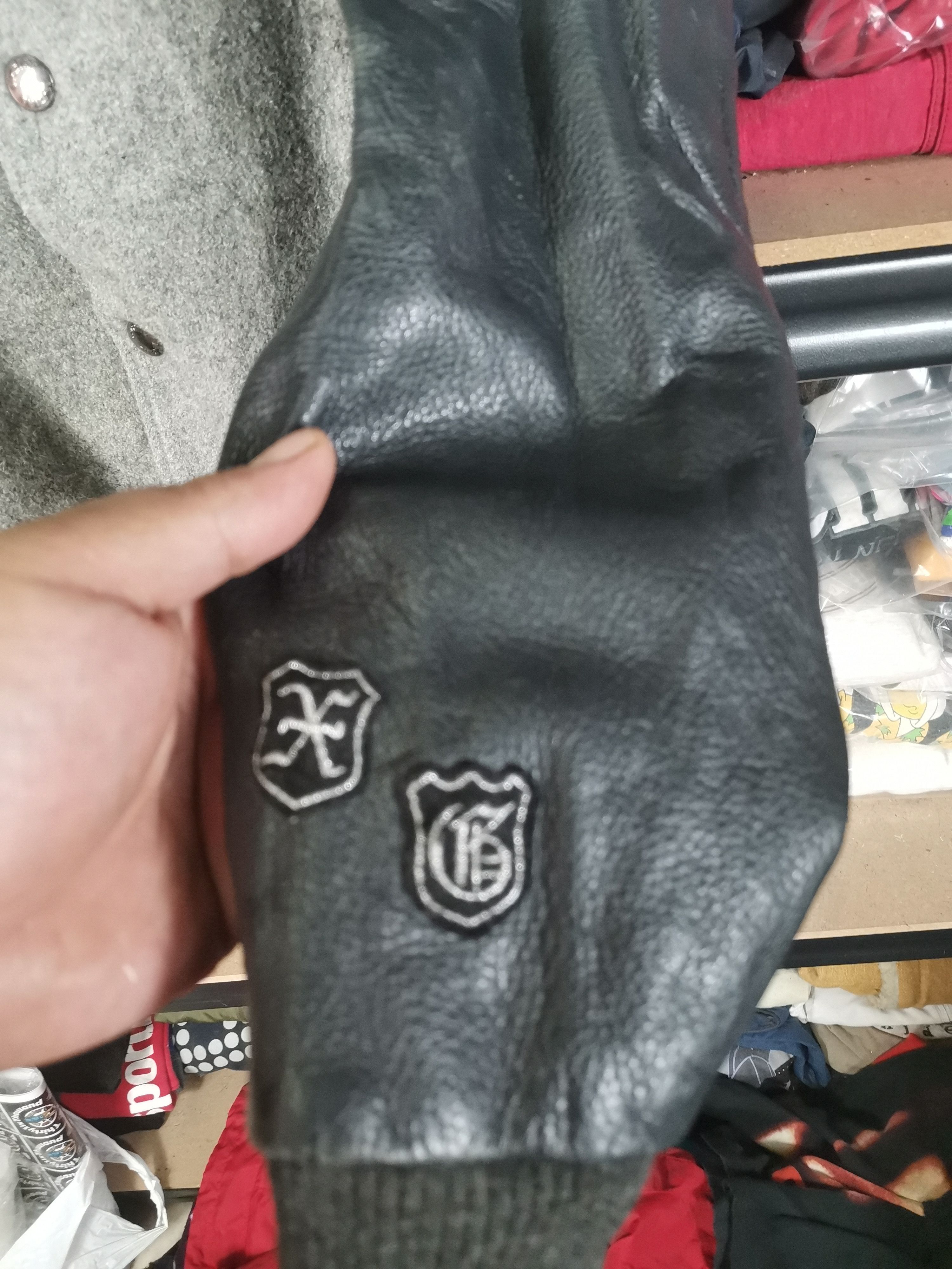 Japanese Brand Vintage X-Girl Wool Varsity Jacket Sleeve Leather Size US S / EU 44-46 / 1 - 4 Thumbnail