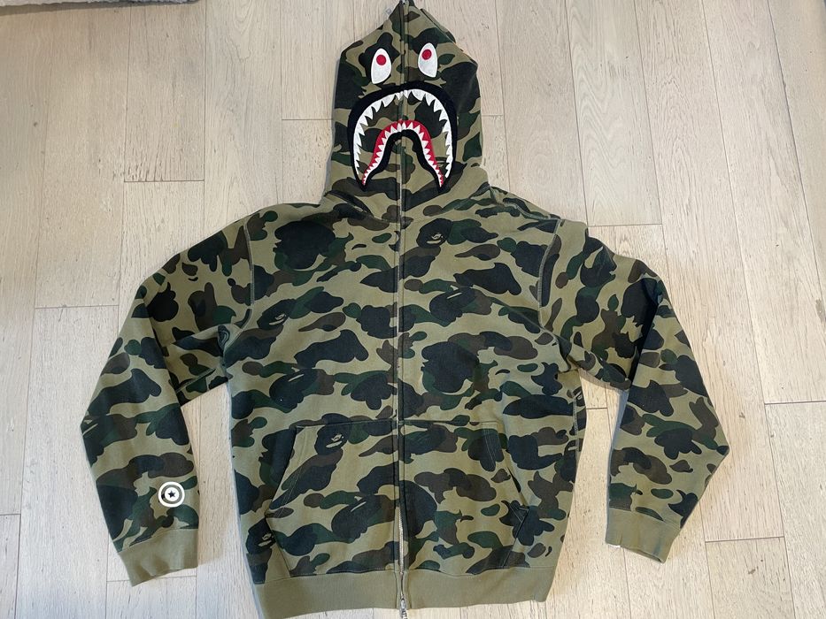 Bape OG Bape Shark Hoodie | Grailed