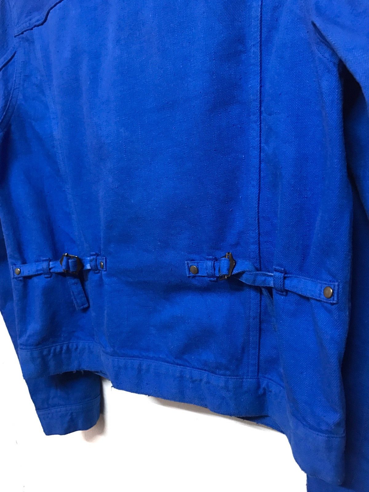 Diet Butcher Slim Skin Upper Collar Overdyed Denim Jacket Size US M / EU 48-50 / 2 - 9 Thumbnail