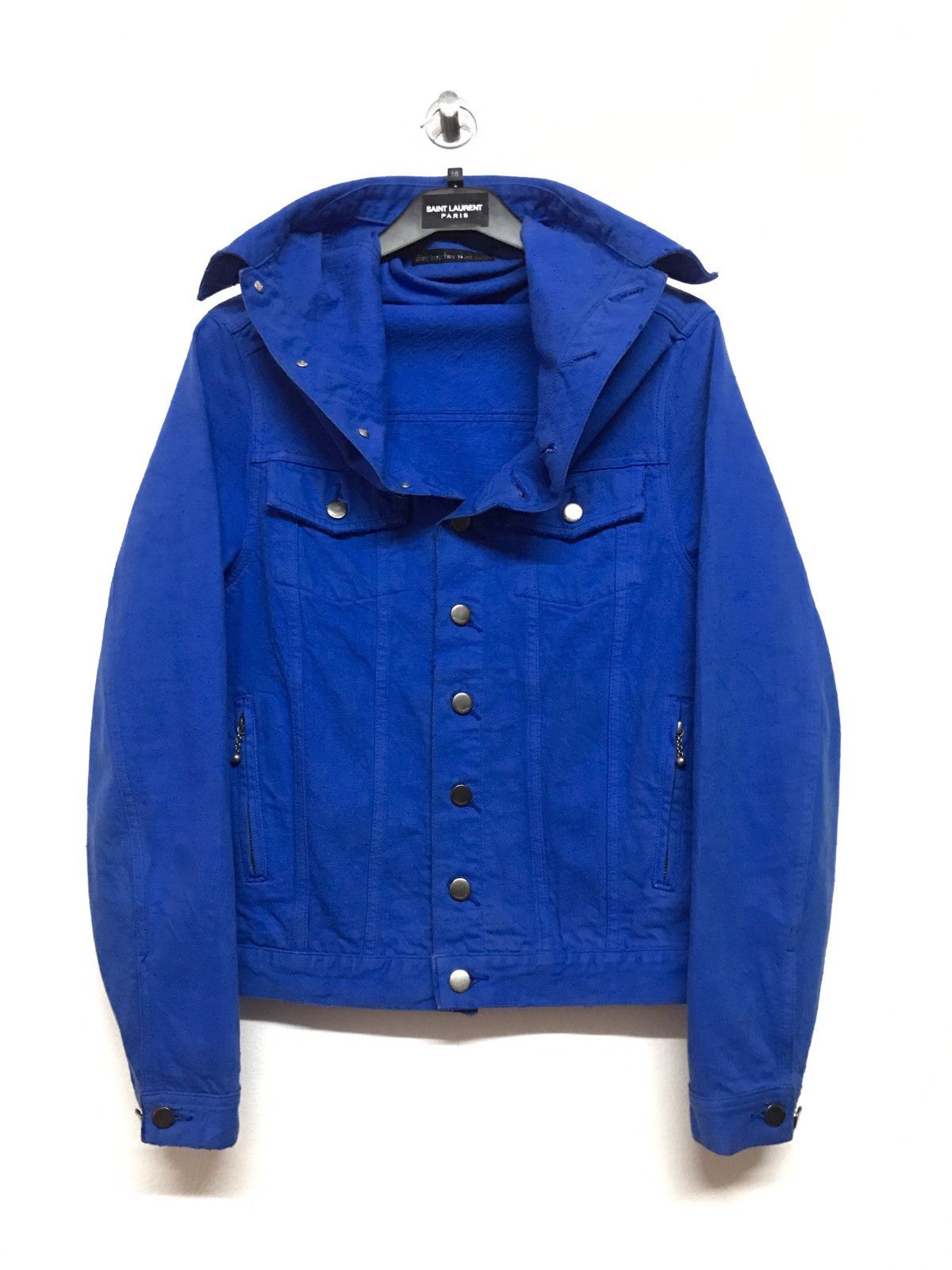 Diet Butcher Slim Skin Upper Collar Overdyed Denim Jacket Size US M / EU 48-50 / 2 - 4 Thumbnail
