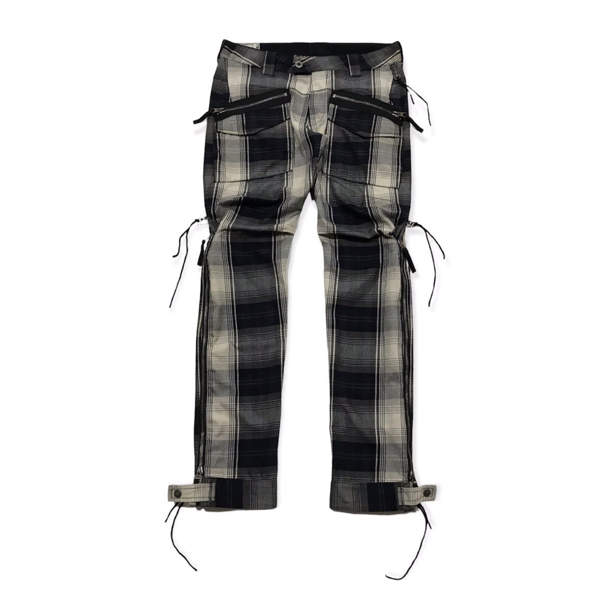 Marithe + Francois Girbaud Bondage checkered Pants Size US 31 - 2 Thumbnail
