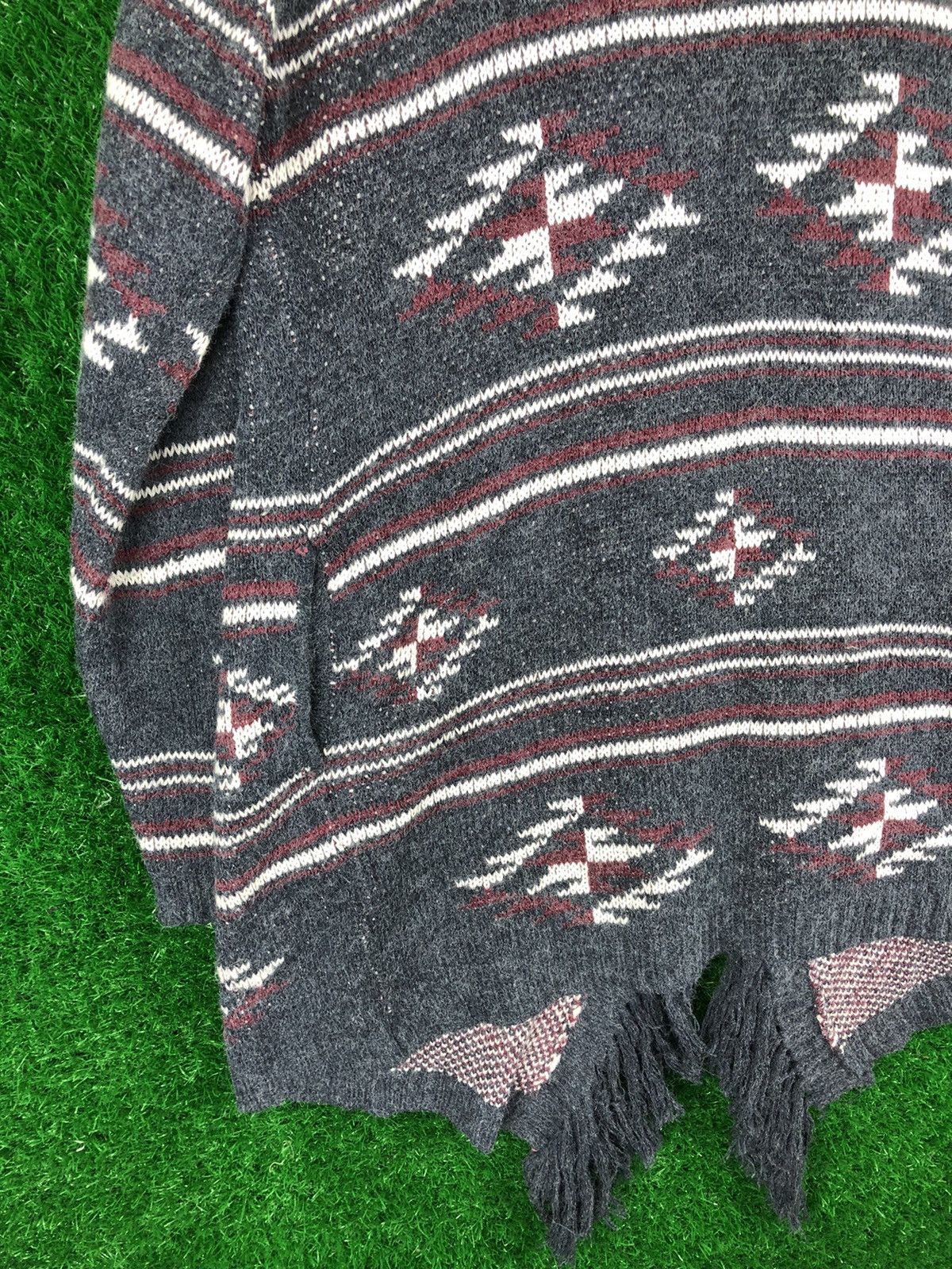 Native Vintage Knit Navajo Cardigan Japanese Brand Size L / US 10 / IT 46 - 6 Thumbnail