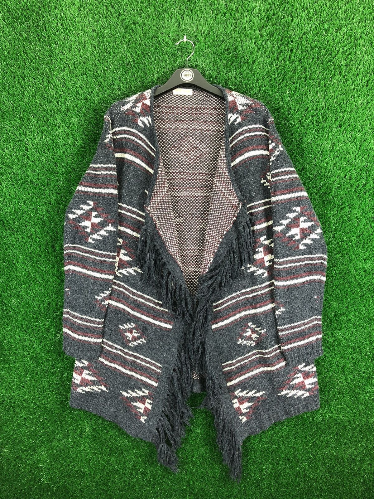 Vintage Knit Navajo Cardigan Japanese Brand