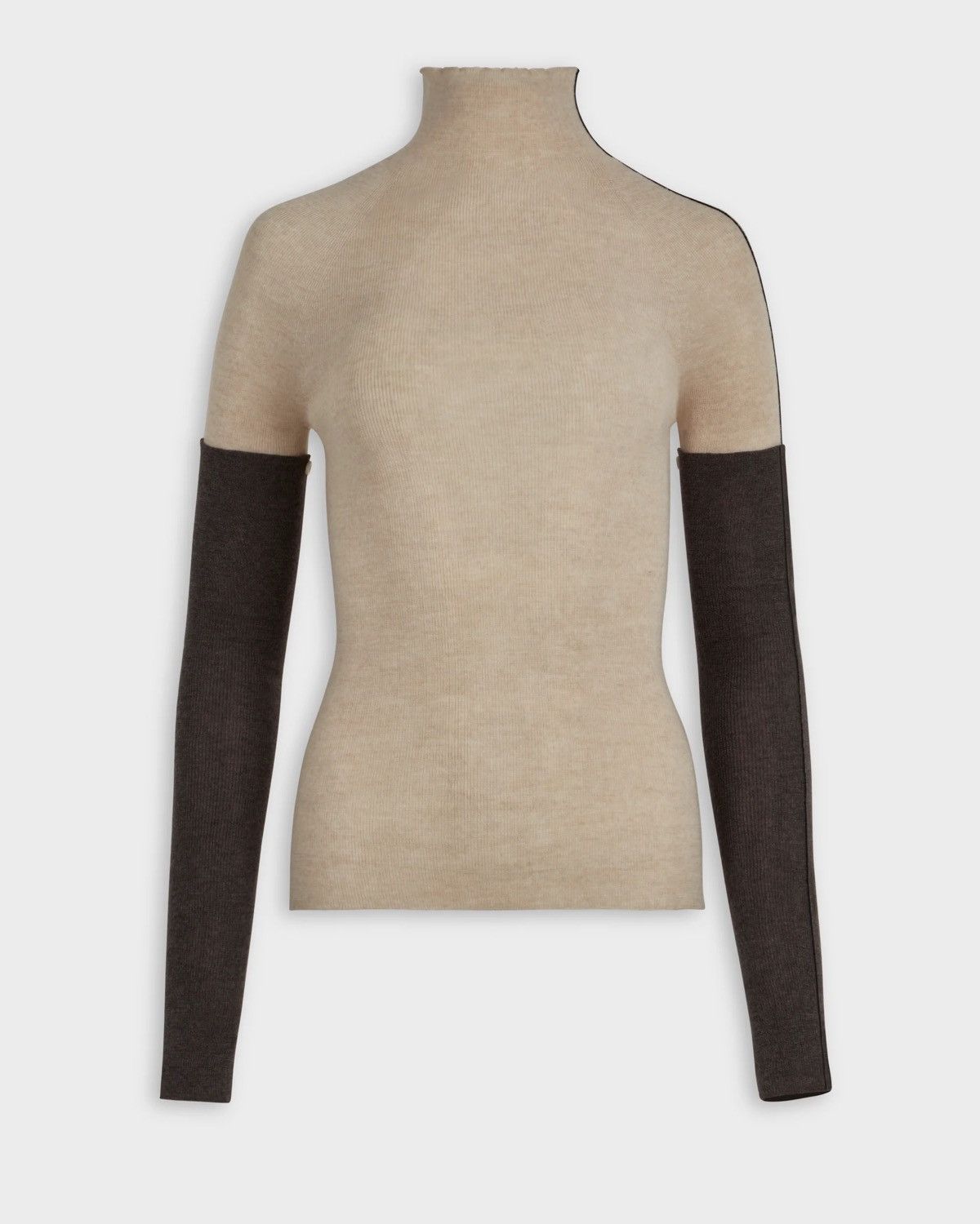 Peter Do Peter Do combo sleeve turtle neck sweater beige Size M Size M / US 6-8 / IT 42-44 - 1 Thumbnail