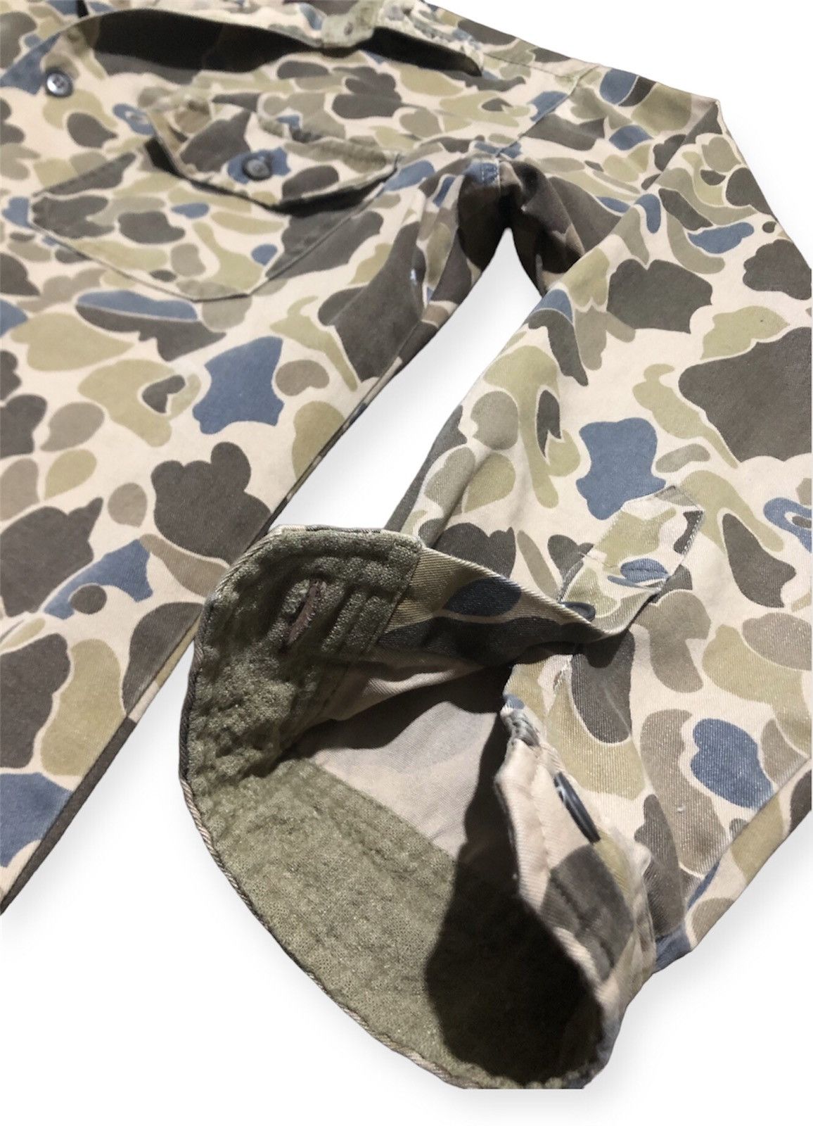 Vintage Rare Vintage US Frogskin utility Camouflage Shirt Size US M / EU 48-50 / 2 - 4 Thumbnail