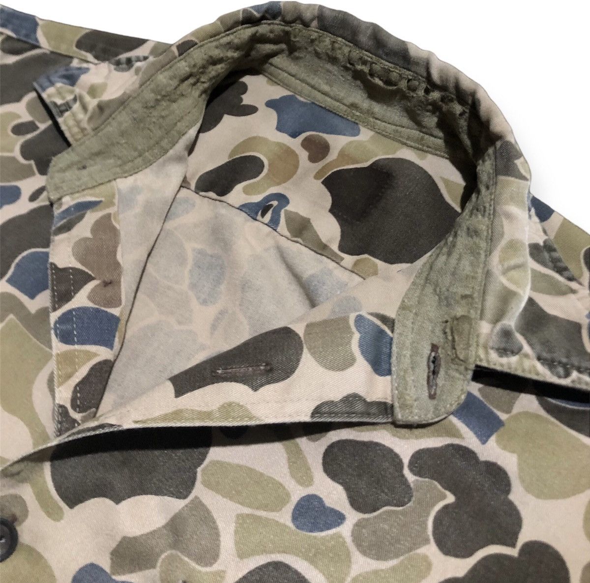 Vintage Rare Vintage US Frogskin utility Camouflage Shirt Size US M / EU 48-50 / 2 - 3 Thumbnail