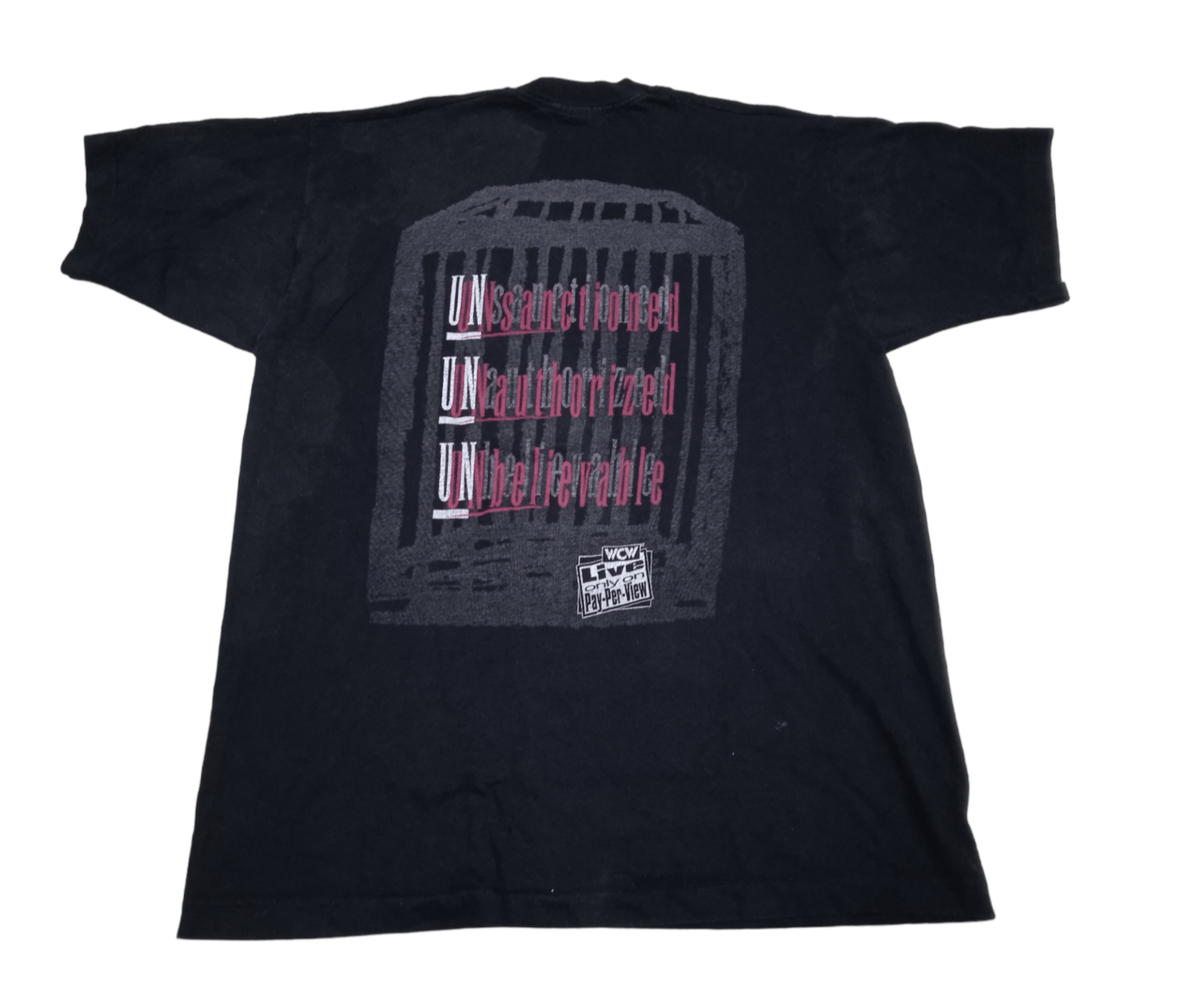 Other Vintage 90s WCW NWO Uncensored 1996 T-Shirt Size US XL / EU 56 / 4 - 2 Thumbnail
